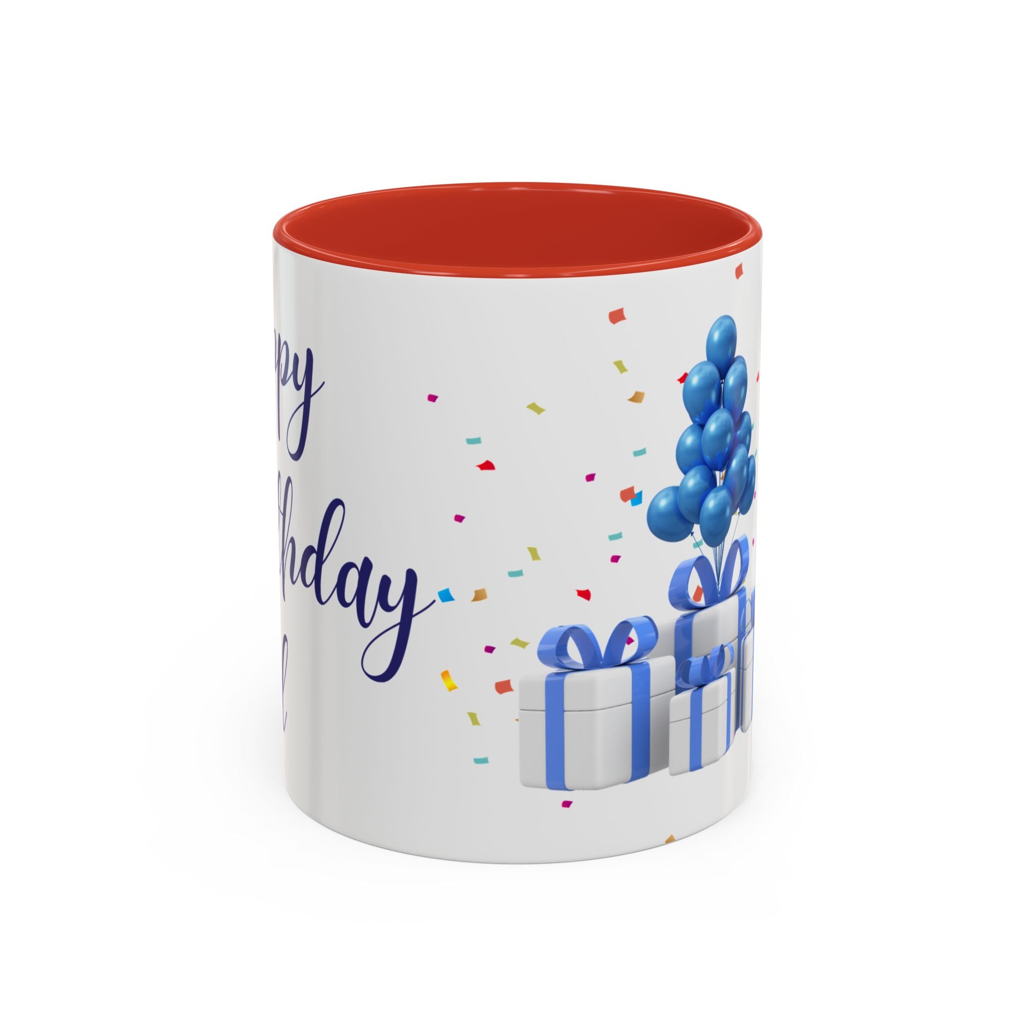 Happy Birthday Dad - Accent Coffee Mug