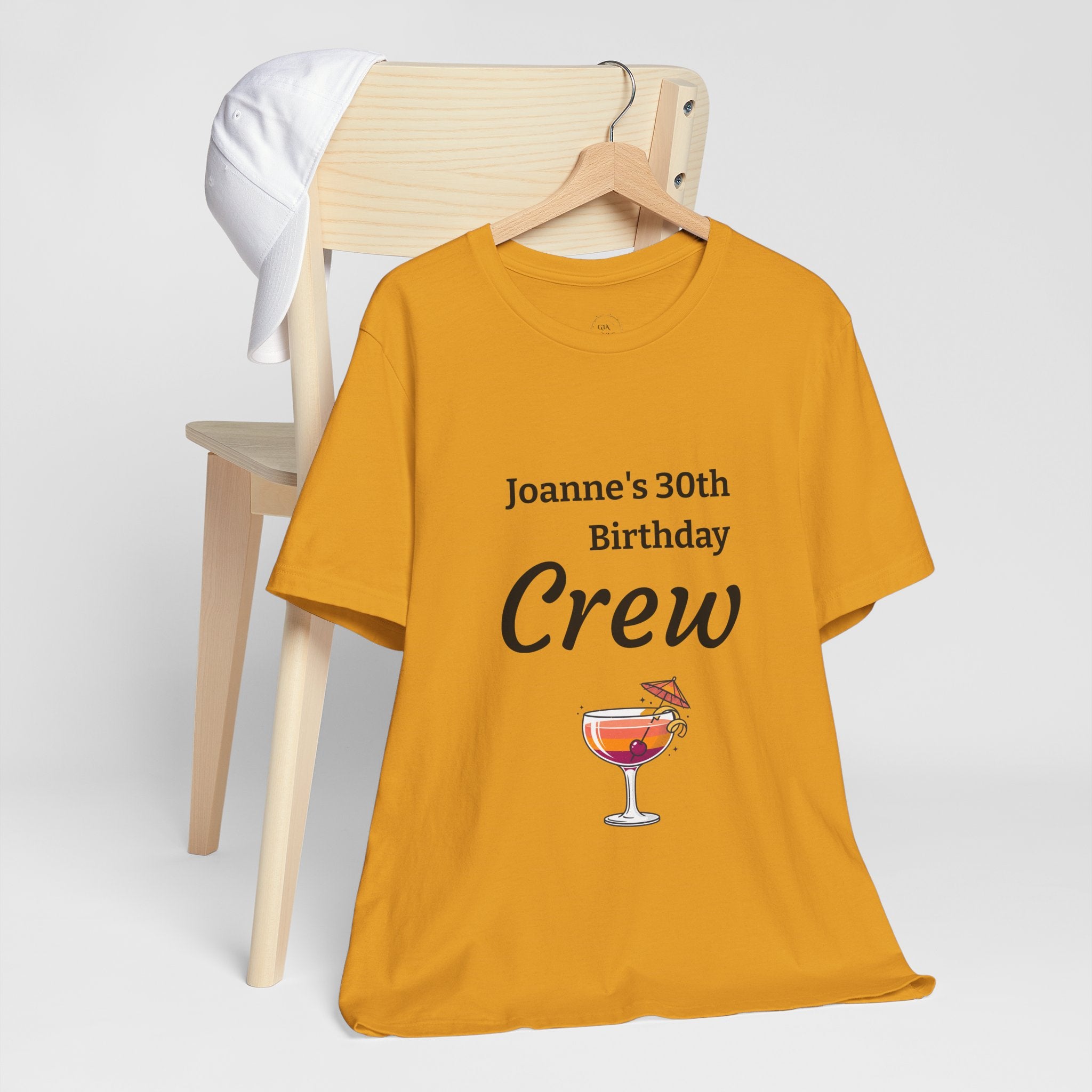 Birthday Crew Tee — Custom "Joanne's 30th Birthday Crew" Celebration T-Shirt