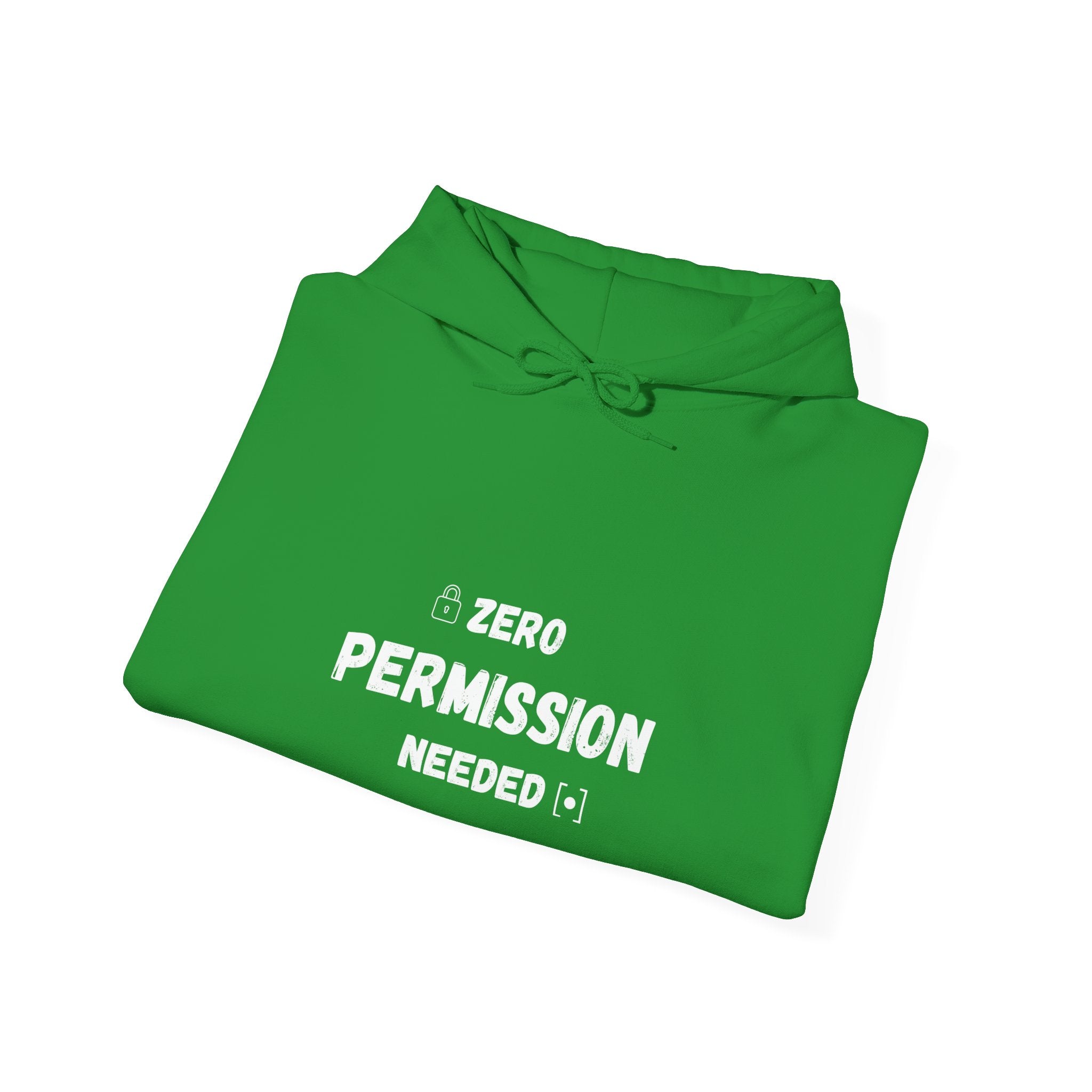 Zero Permission Needed Hoodie - Unisex Heavy Blend Sweatshirt