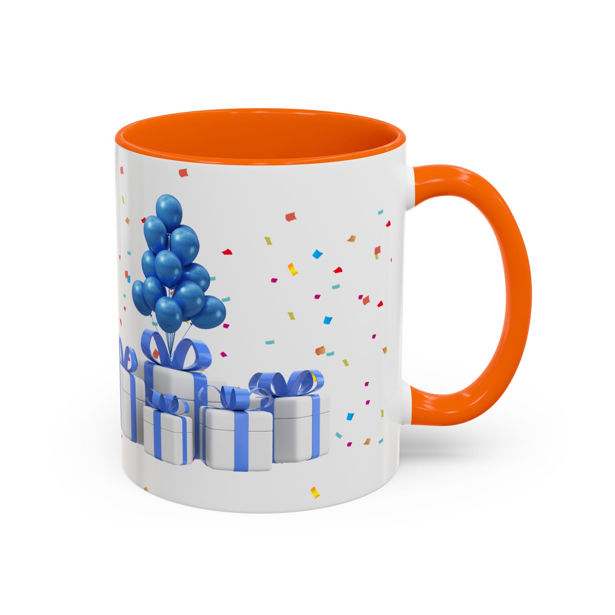 Happy Birthday Dad - Accent Coffee Mug