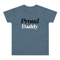 Proud Daddy T-Shirt — Bold Two-Tone Typography Tee for New & Expecting Dads