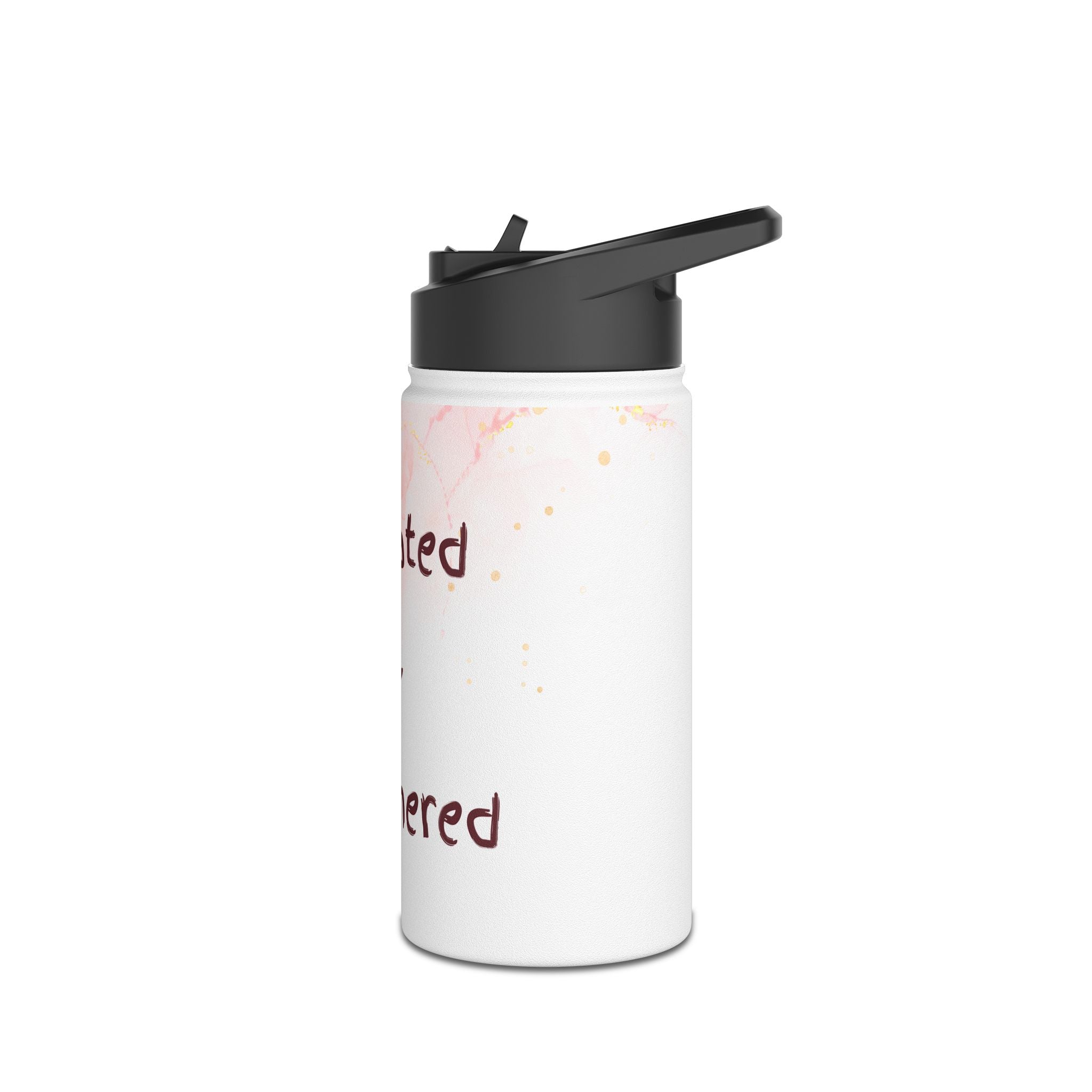 Hydrated & Unbothered Stainless Steel Water Bottle