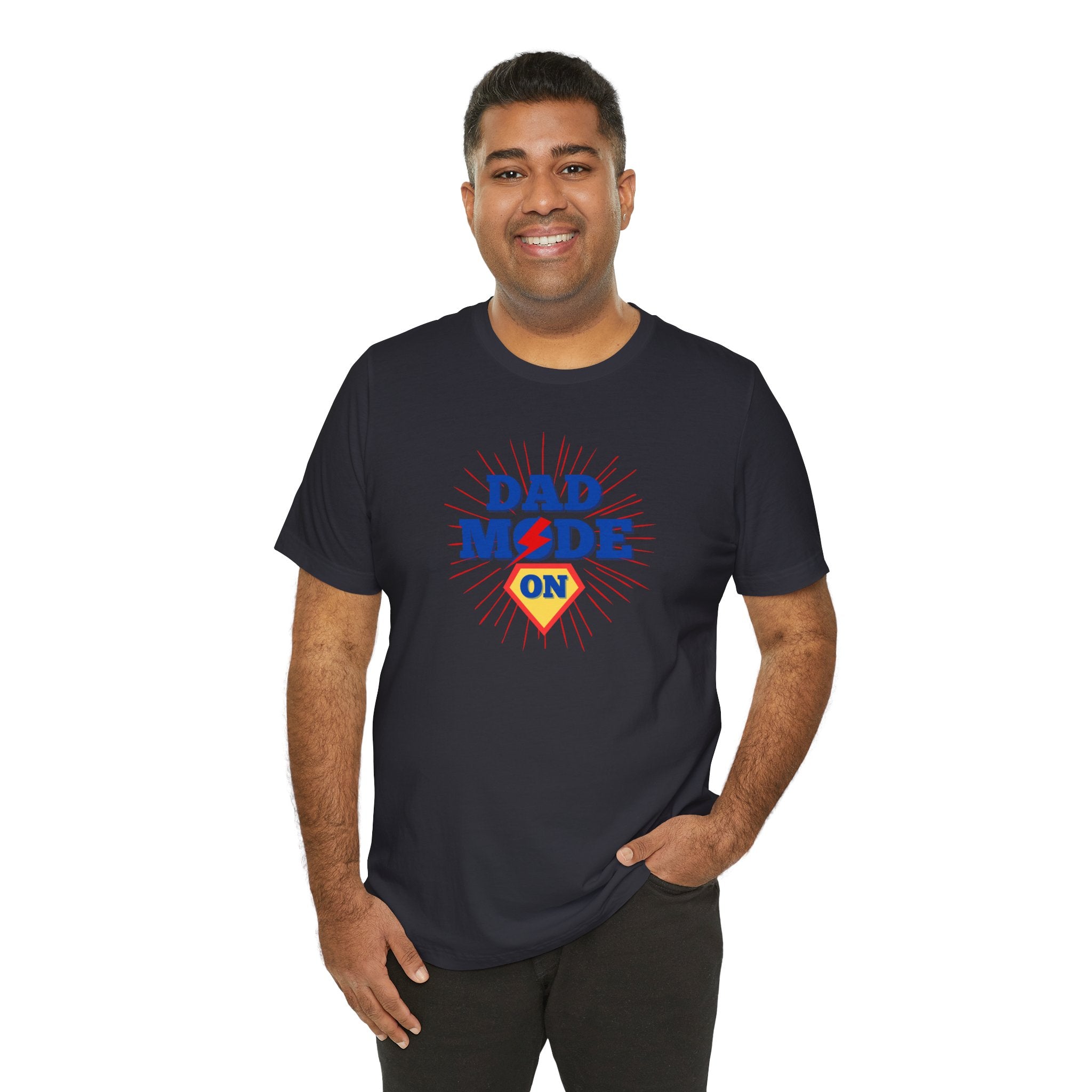 Dad Mode On - Jersey T-Shirt for Cool Dads