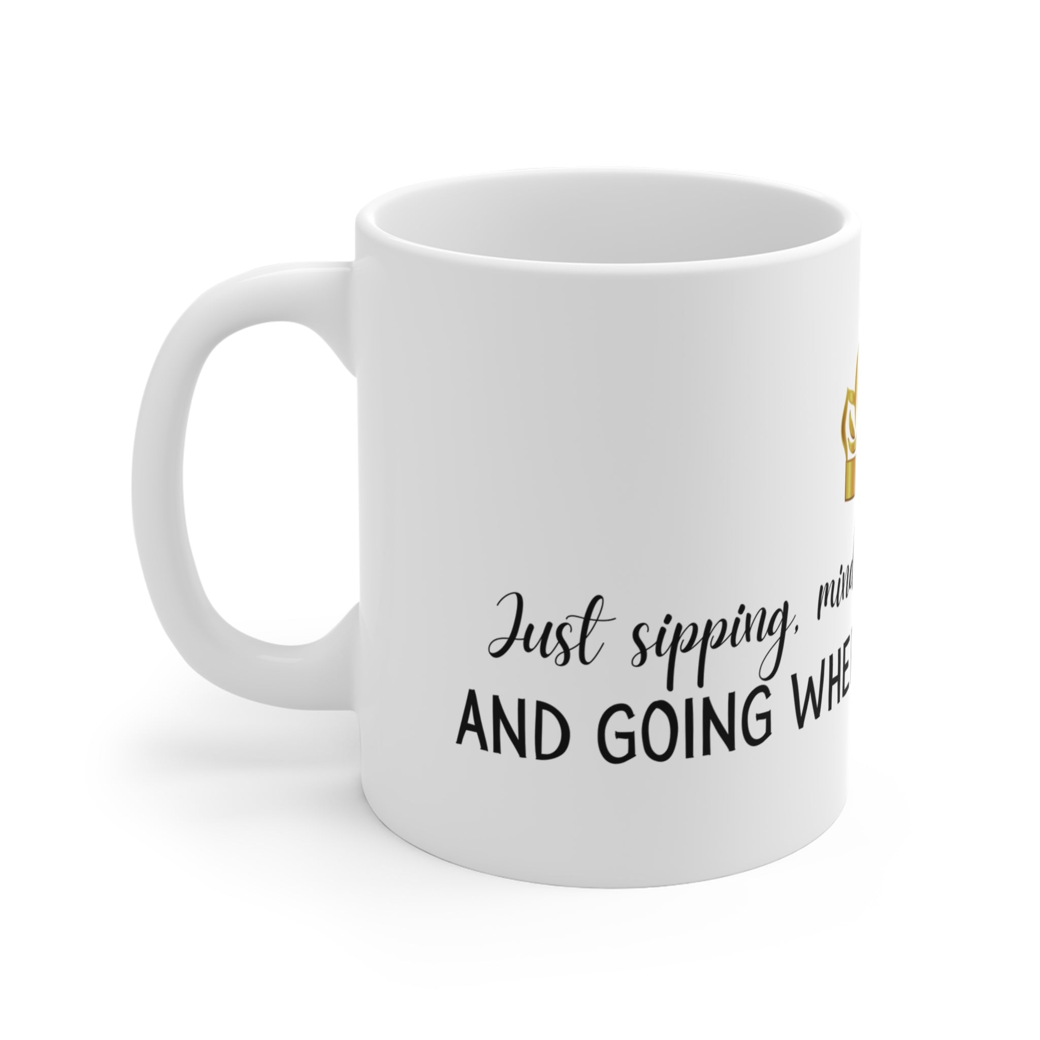 Ceramic Mug - 'Minding My Own Business' - Perfect Gift for Self-Care Lovers