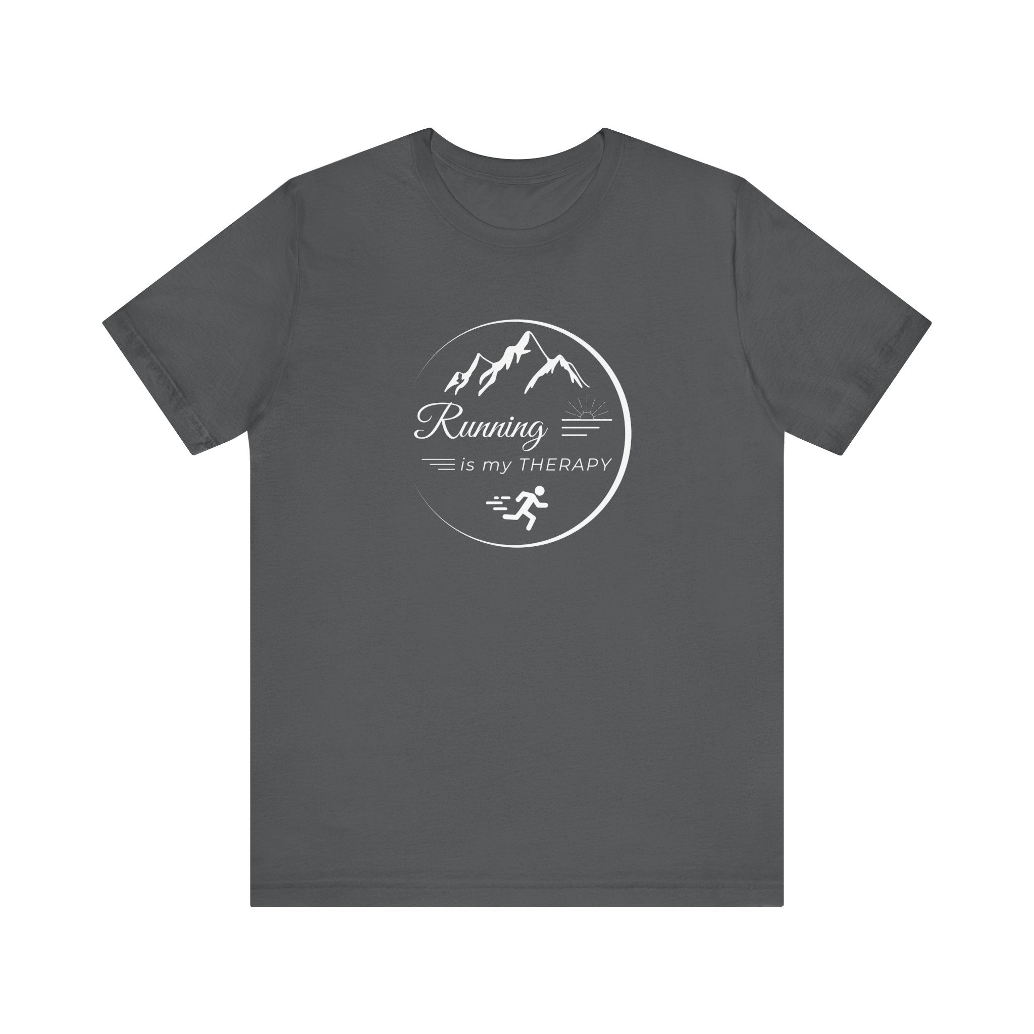 Running is My Therapy Unisex Jersey Tee - Perfect Gift for Runners