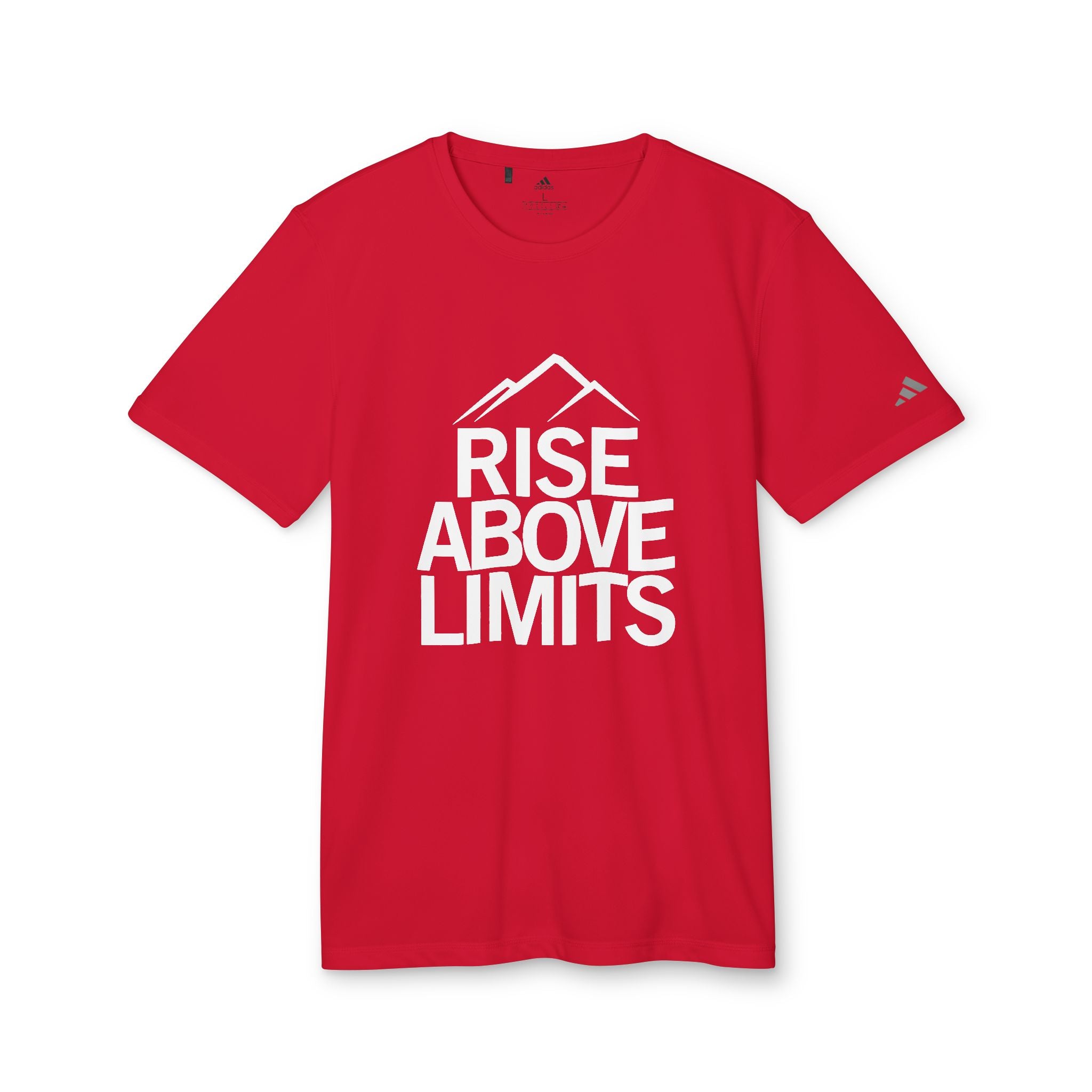 Unisex Sport T-shirt, Rise Above Limits Tee, Athletic Apparel, Fitness Gear, Workout Shirt, Motivational Clothing, Gift for Athletes