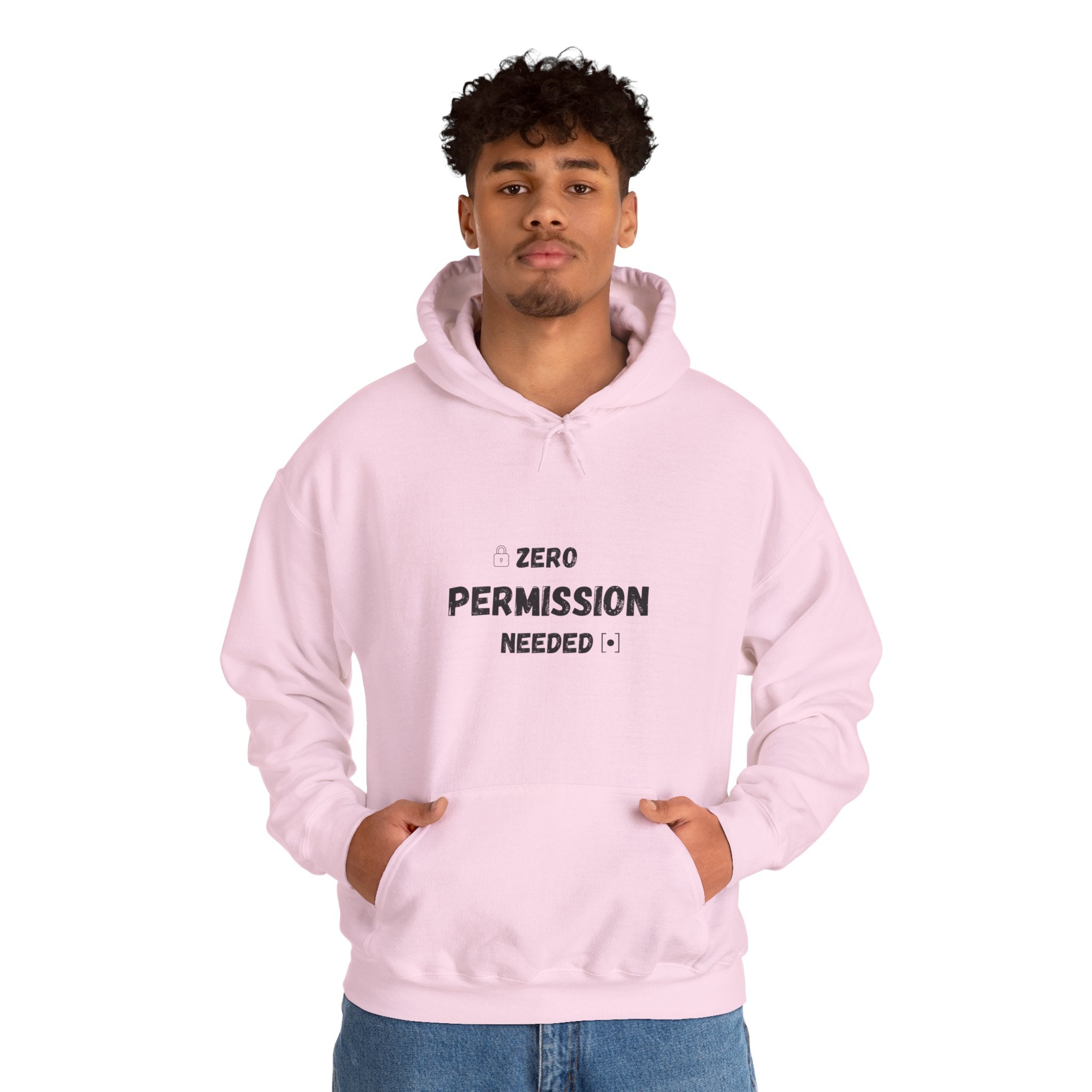 Zero Permission Needed - Unisex Heavy Blend Hoodie