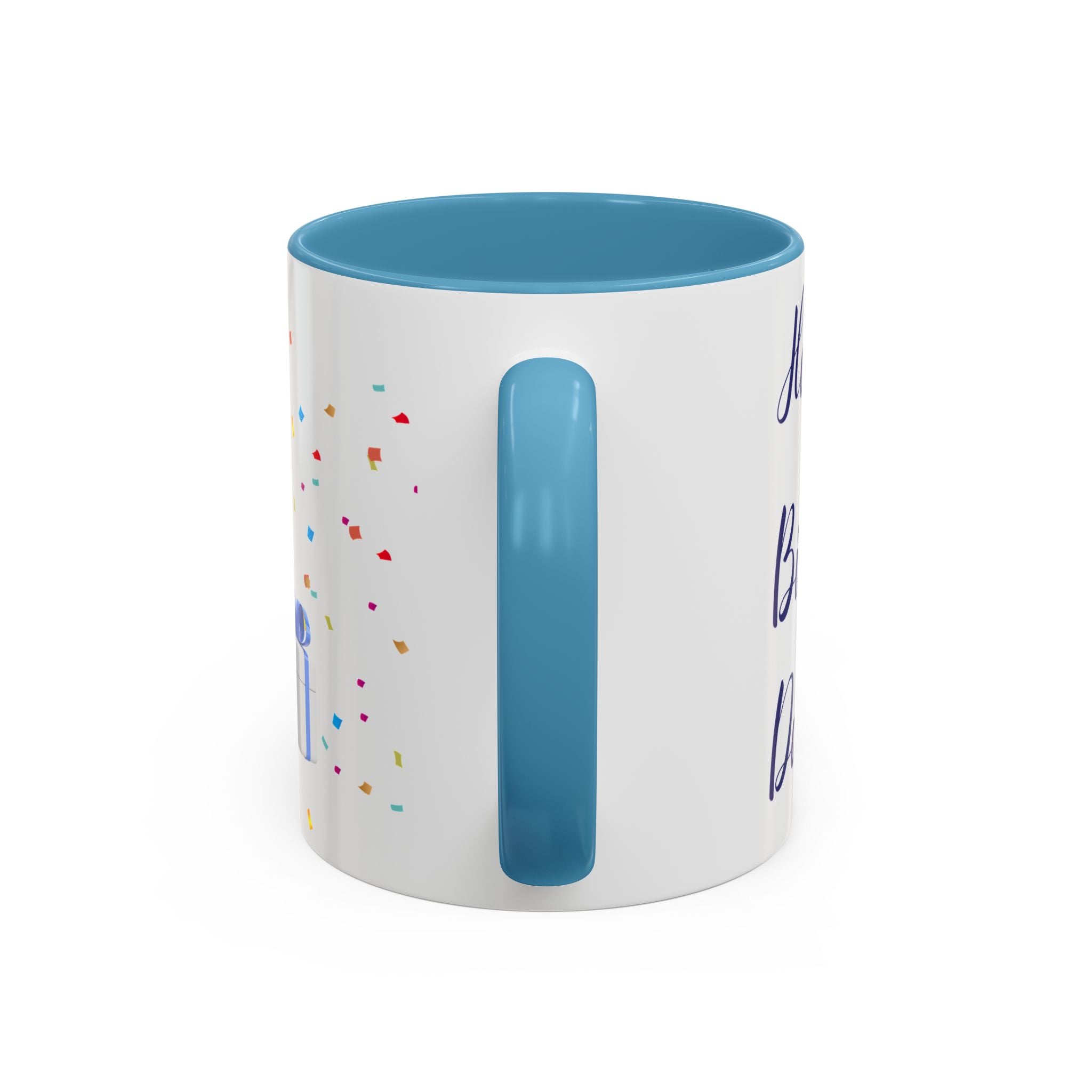 Happy Birthday Dad - Accent Coffee Mug