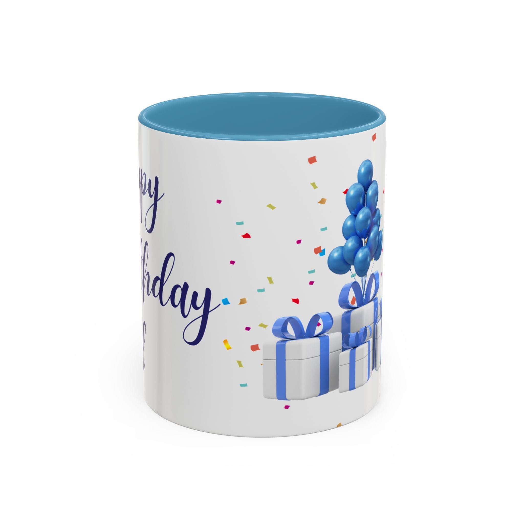 Happy Birthday Dad - Accent Coffee Mug