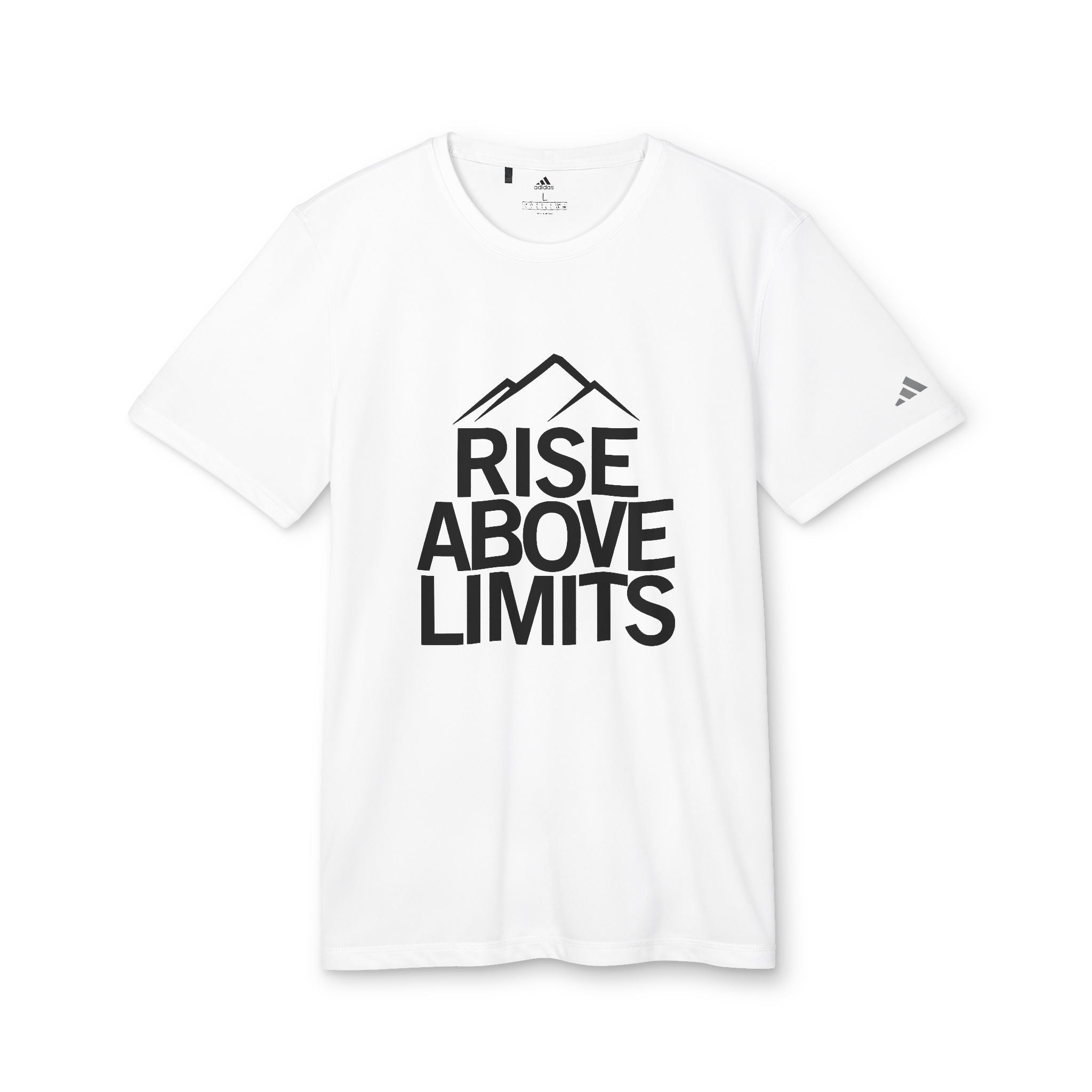 Unisex Sport T-shirt, Rise Above Limits Tee, Athletic Apparel, Fitness Gear, Workout Shirt, Motivational Clothing, Gift for Athletes