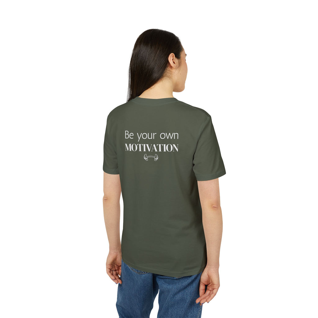Unisex Motivational T-Shirt, Be Your Own Motivation Tee, Workout Top, Fitness Gear, Gift for Creators, Inspirational Apparel