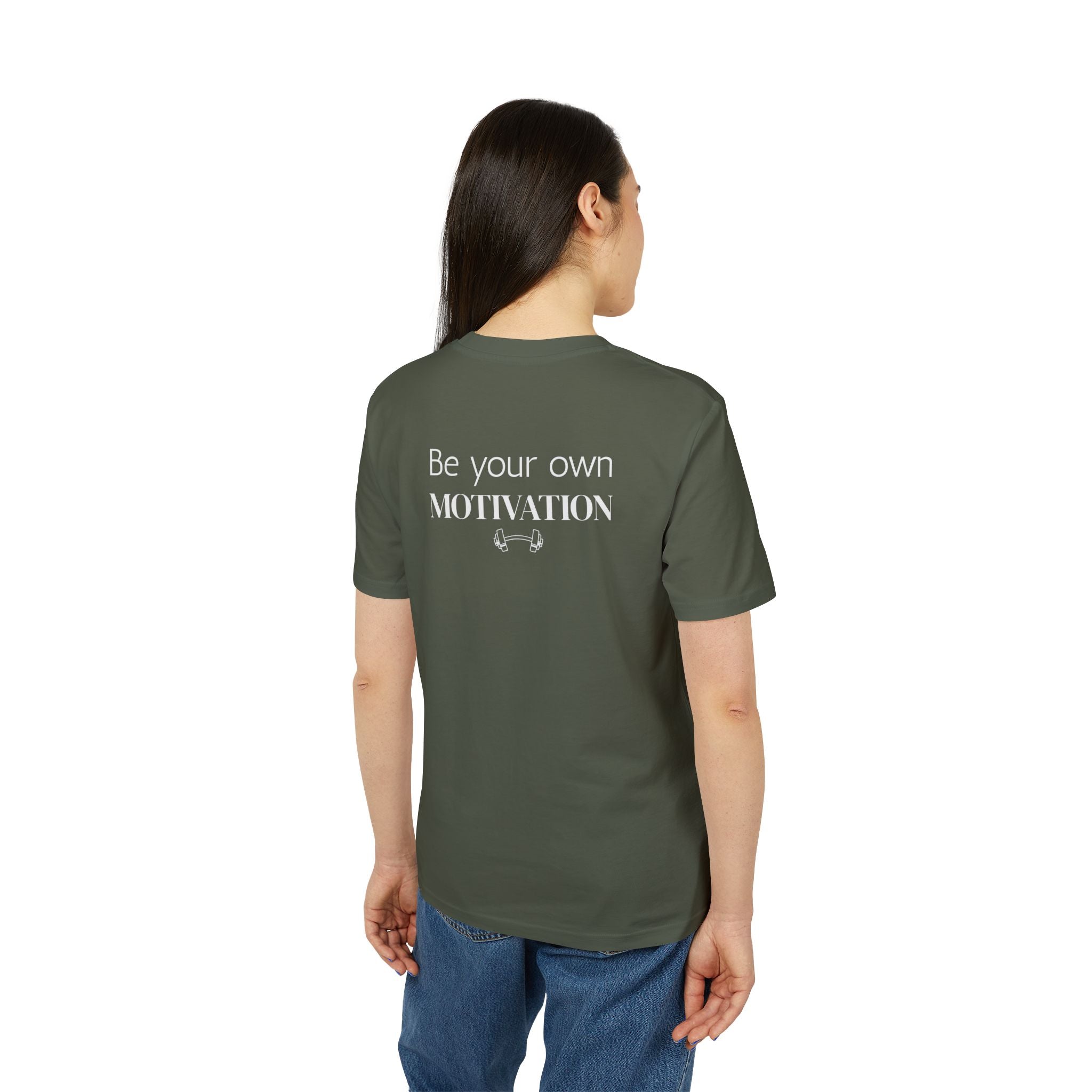 Unisex Motivational T-Shirt, Be Your Own Motivation Tee, Workout Top, Fitness Gear, Gift for Creators, Inspirational Apparel