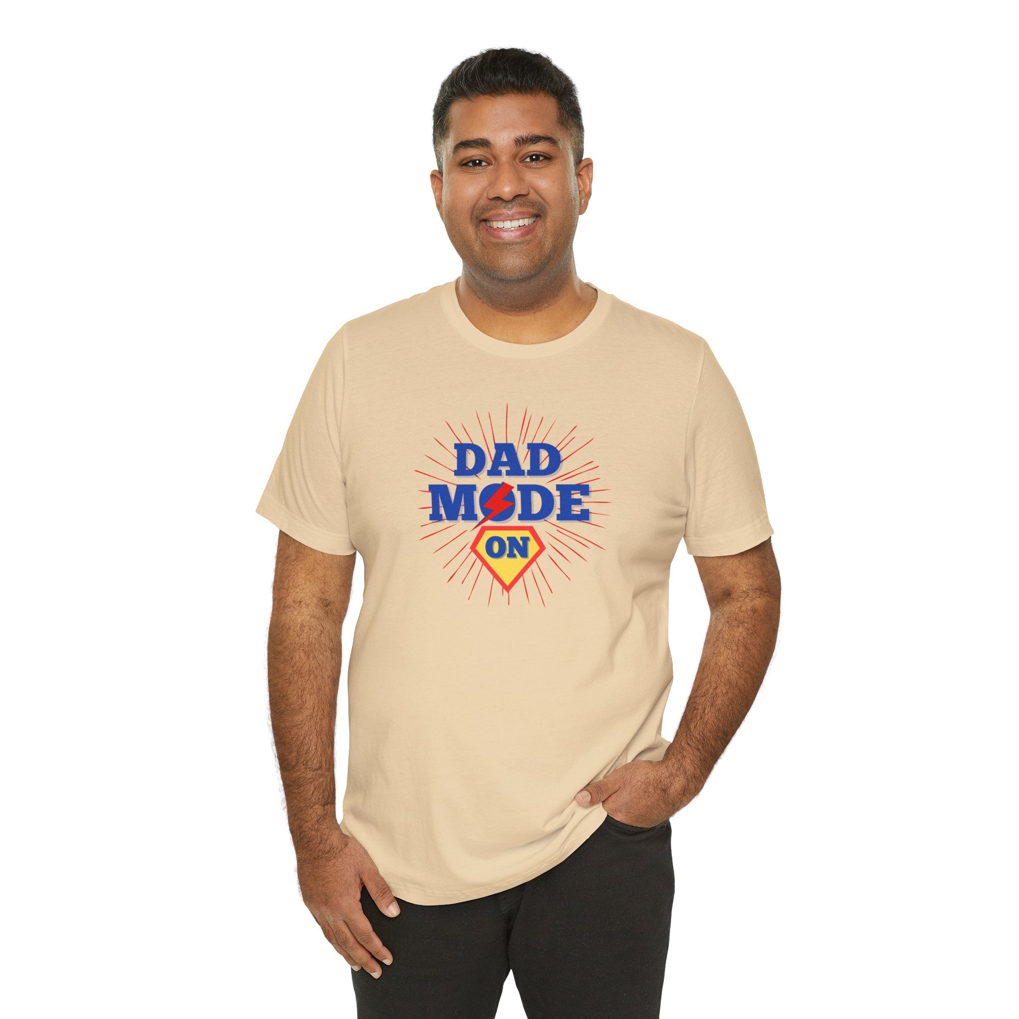 Dad Mode On - Jersey T-Shirt for Cool Dads