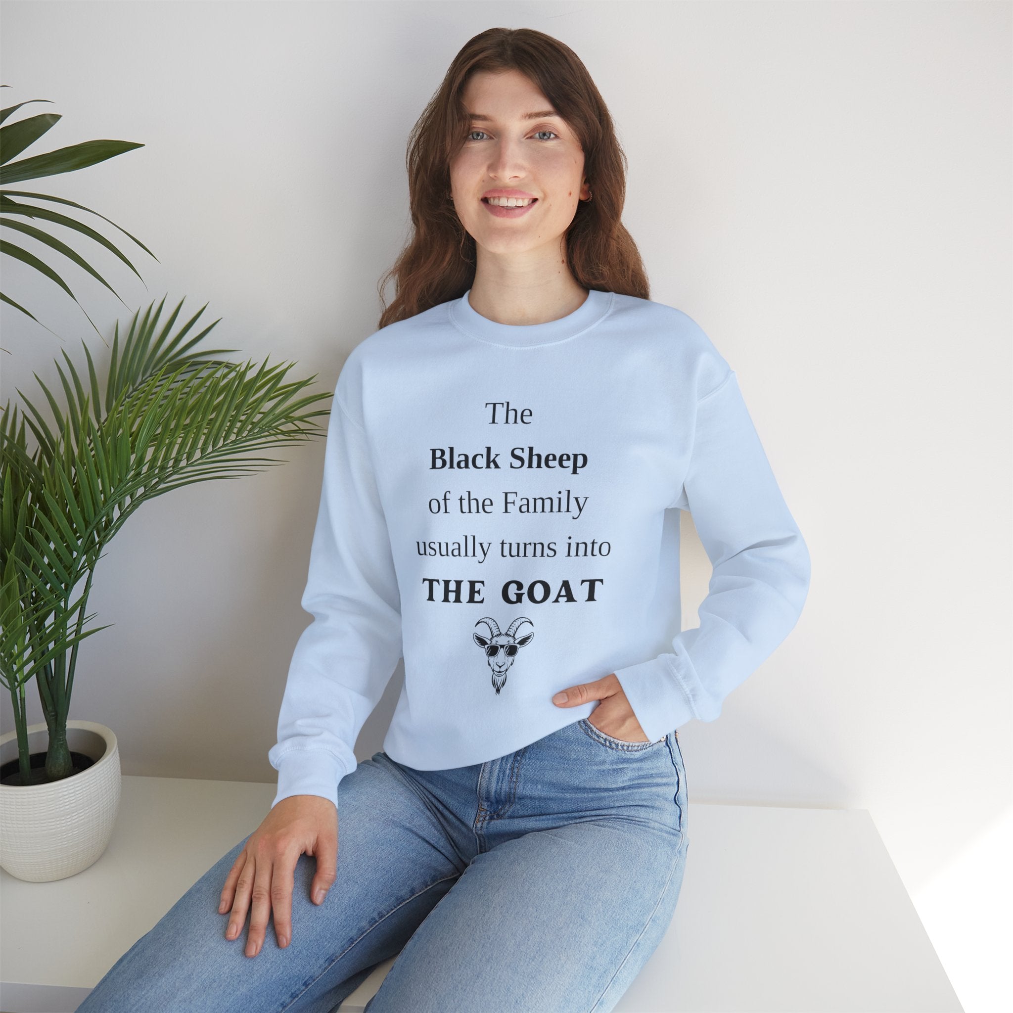 The Black Sheep Crewneck Sweatshirt - Unisex Family Humor Gift