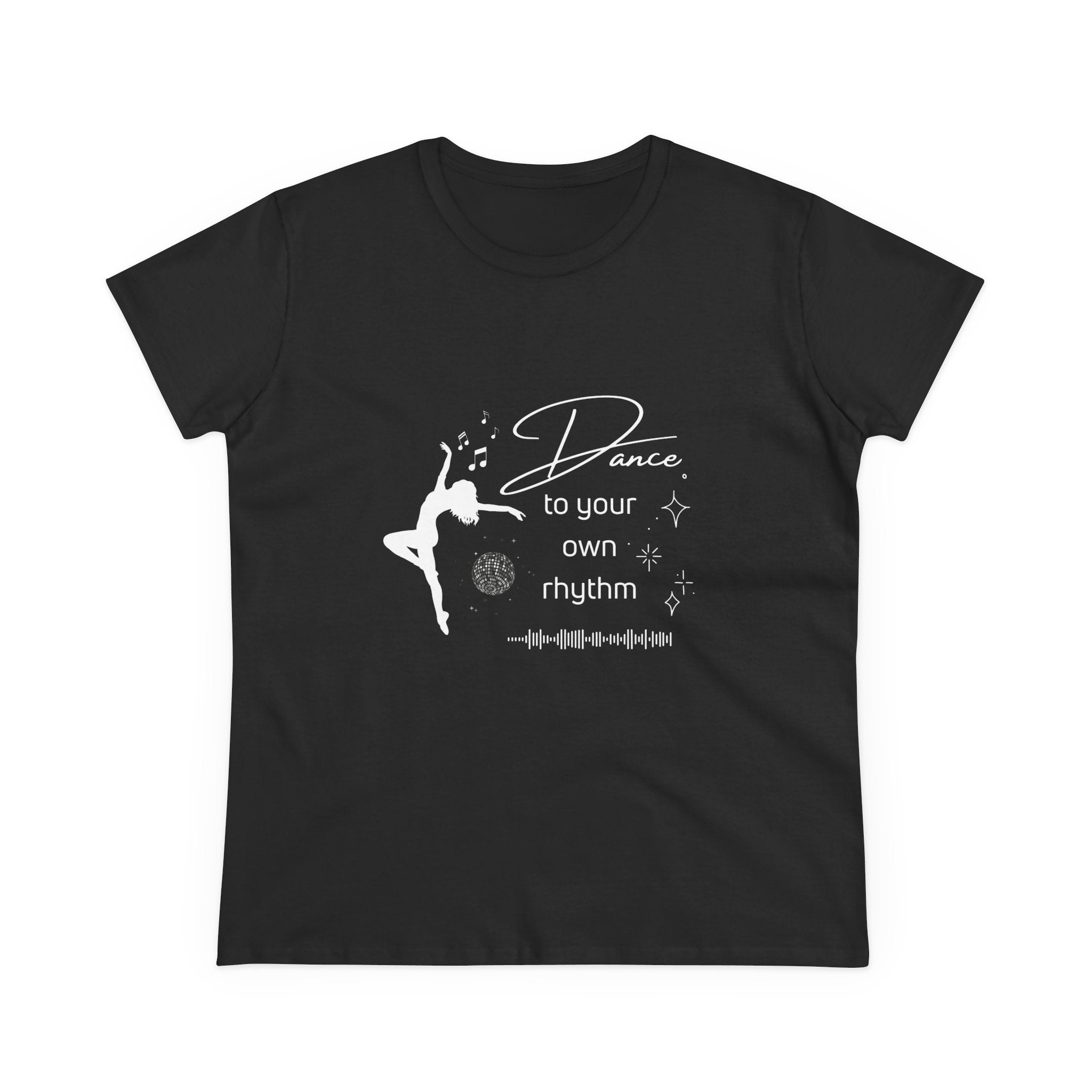 Dance to Your Own Rhythm Women's Midweight Cotton Tee