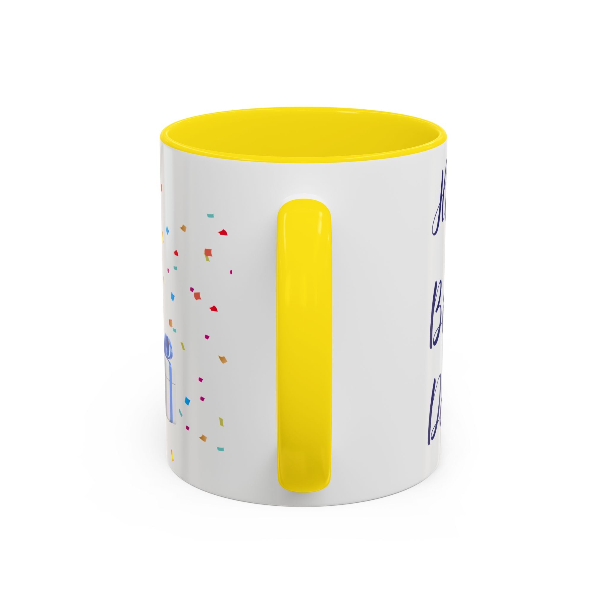 Happy Birthday Dad - Accent Coffee Mug