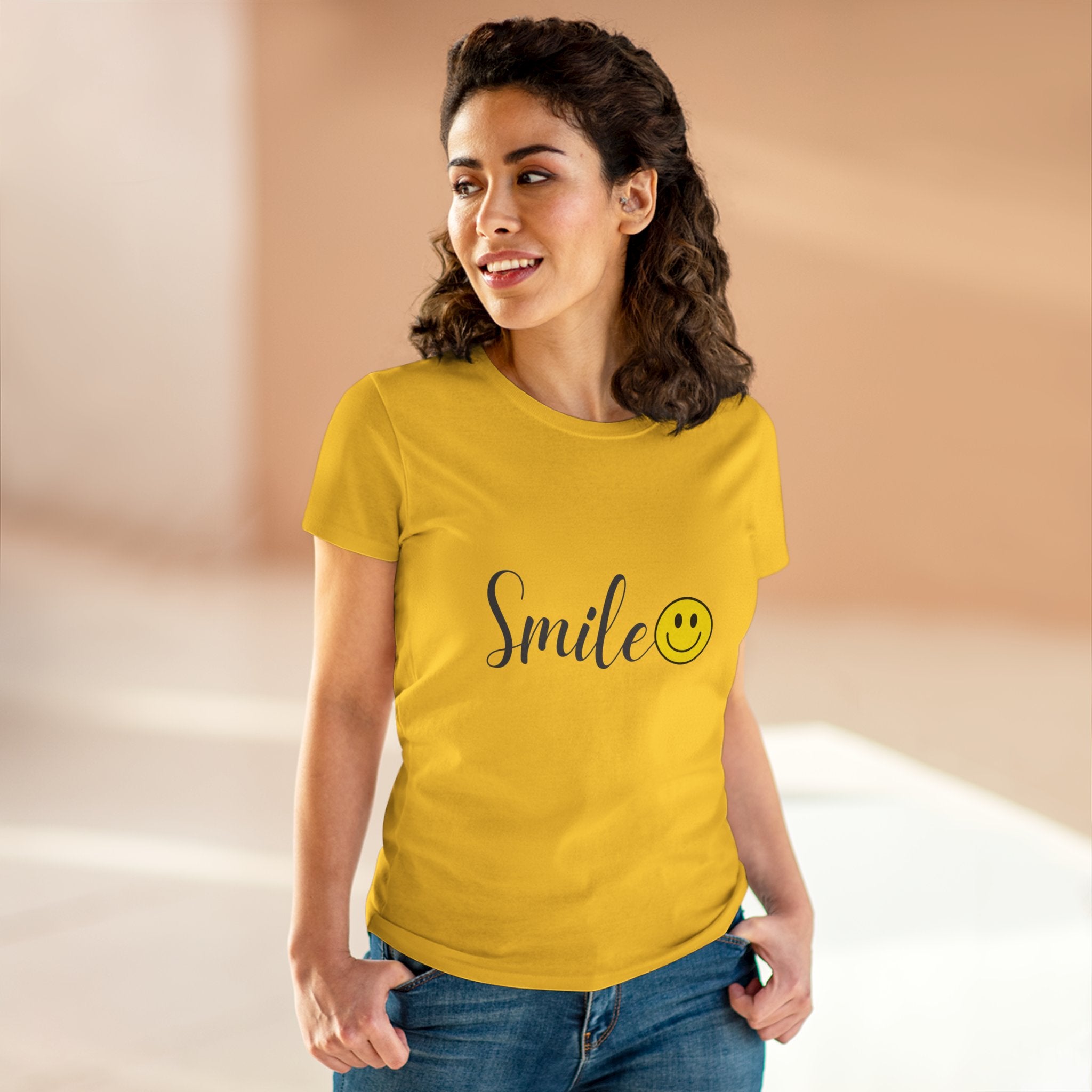 Smile :) Women's Cotton T-shirt