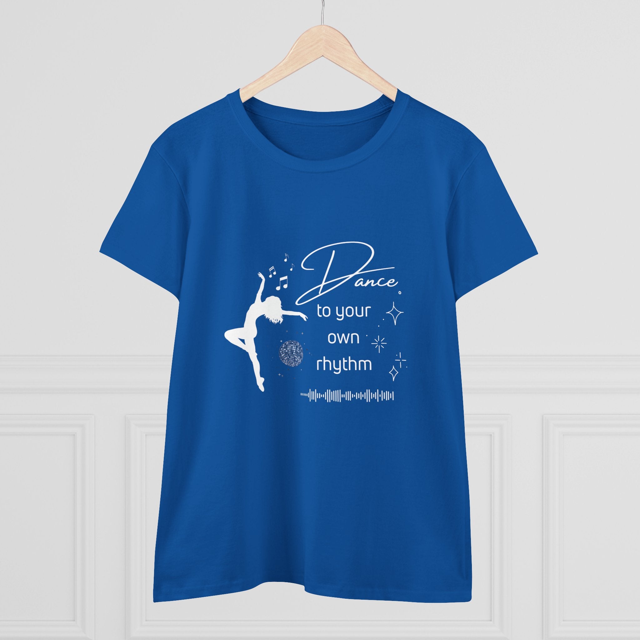 Dance to Your Own Rhythm Women's Midweight Cotton Tee