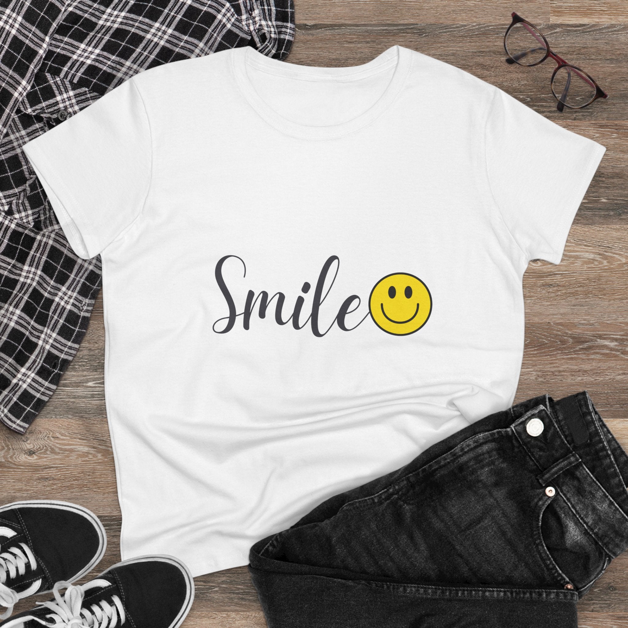 Smile :) Women's Cotton T-shirt