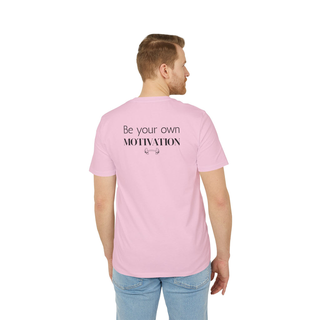 Unisex Motivational T-Shirt, Be Your Own Motivation Tee, Workout Top, Fitness Gear, Gift for Creators, Inspirational Apparel