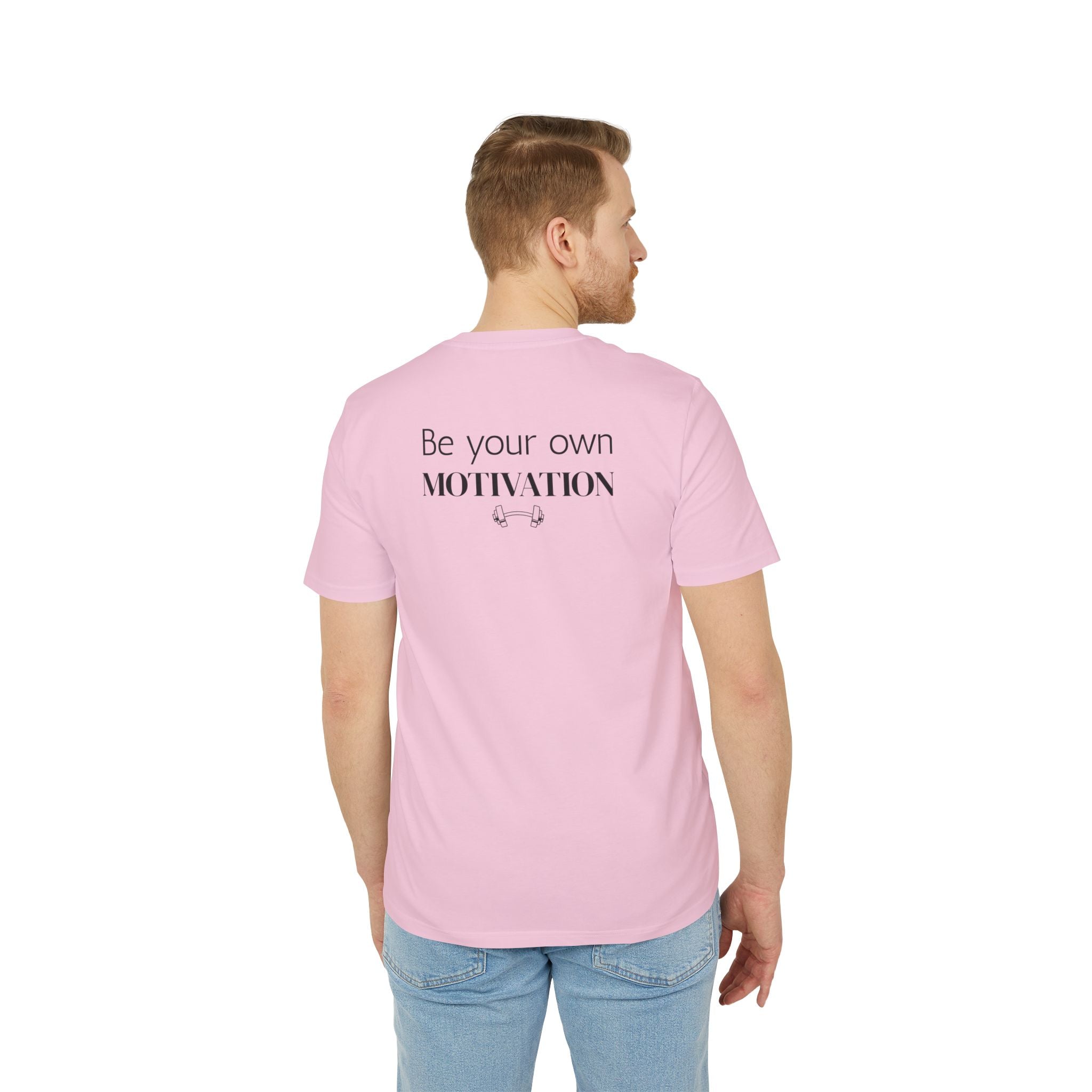 Unisex Motivational T-Shirt, Be Your Own Motivation Tee, Workout Top, Fitness Gear, Gift for Creators, Inspirational Apparel