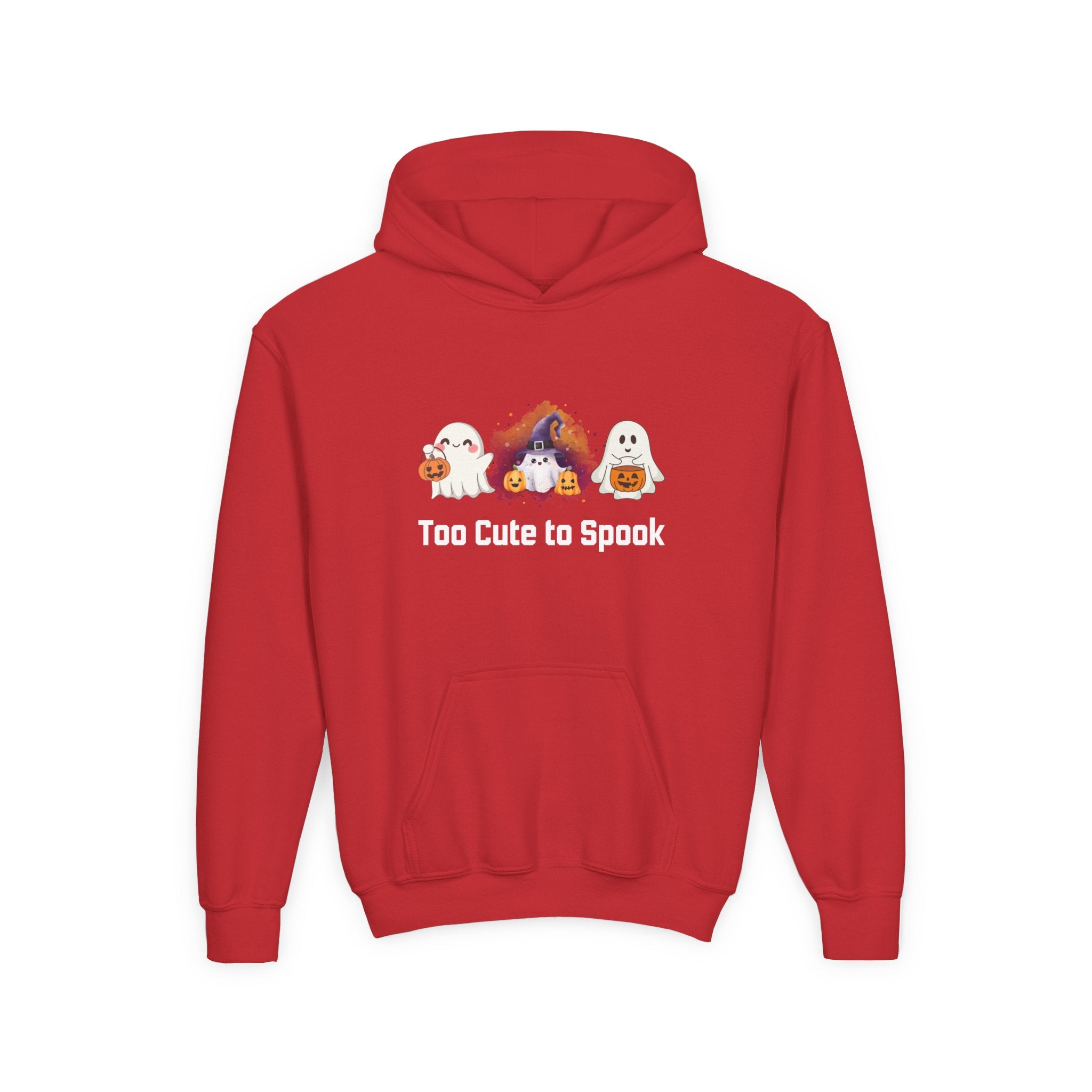 Kids Hoodie - Too Cute to Spook Halloween Design