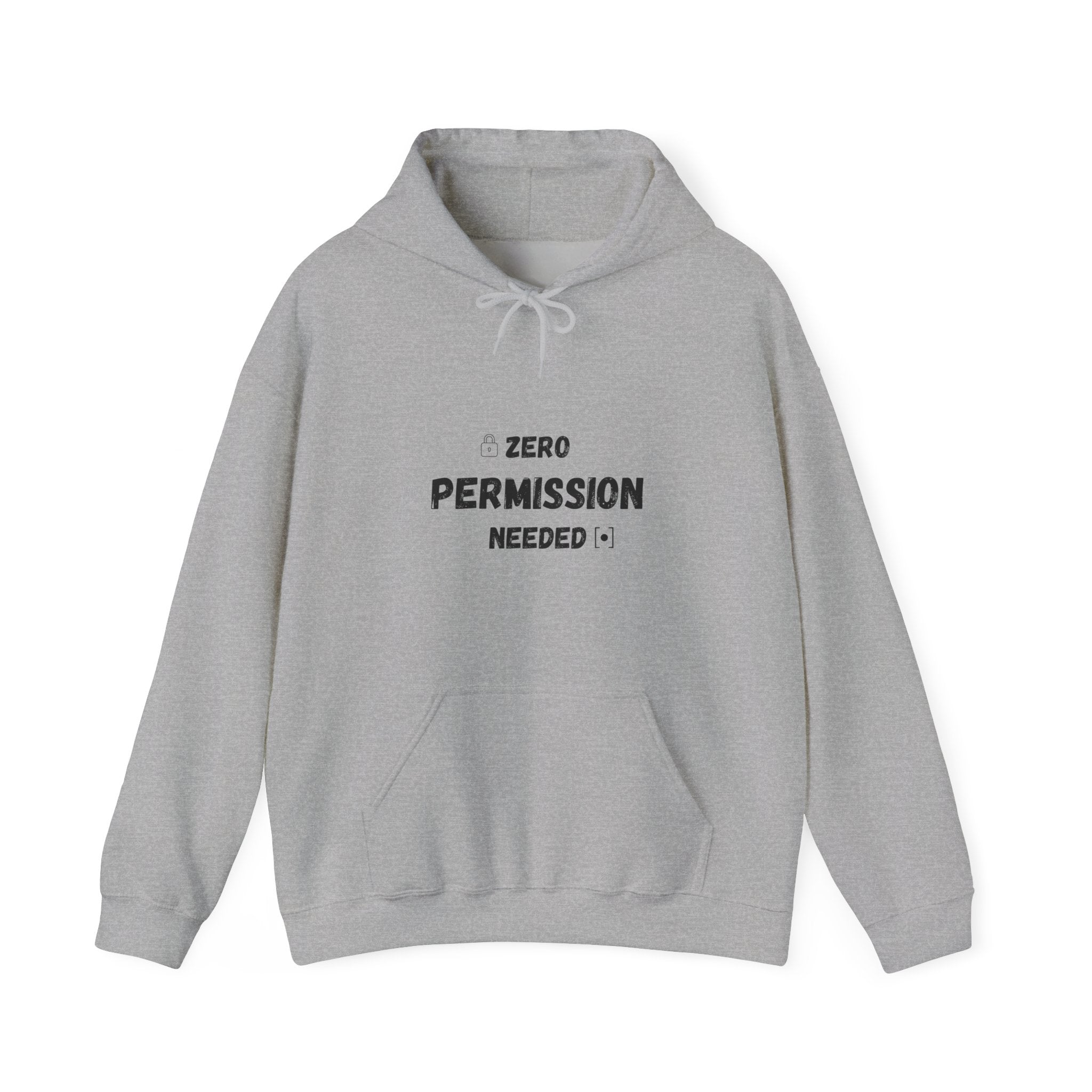 Zero Permission Needed - Unisex Heavy Blend Hoodie