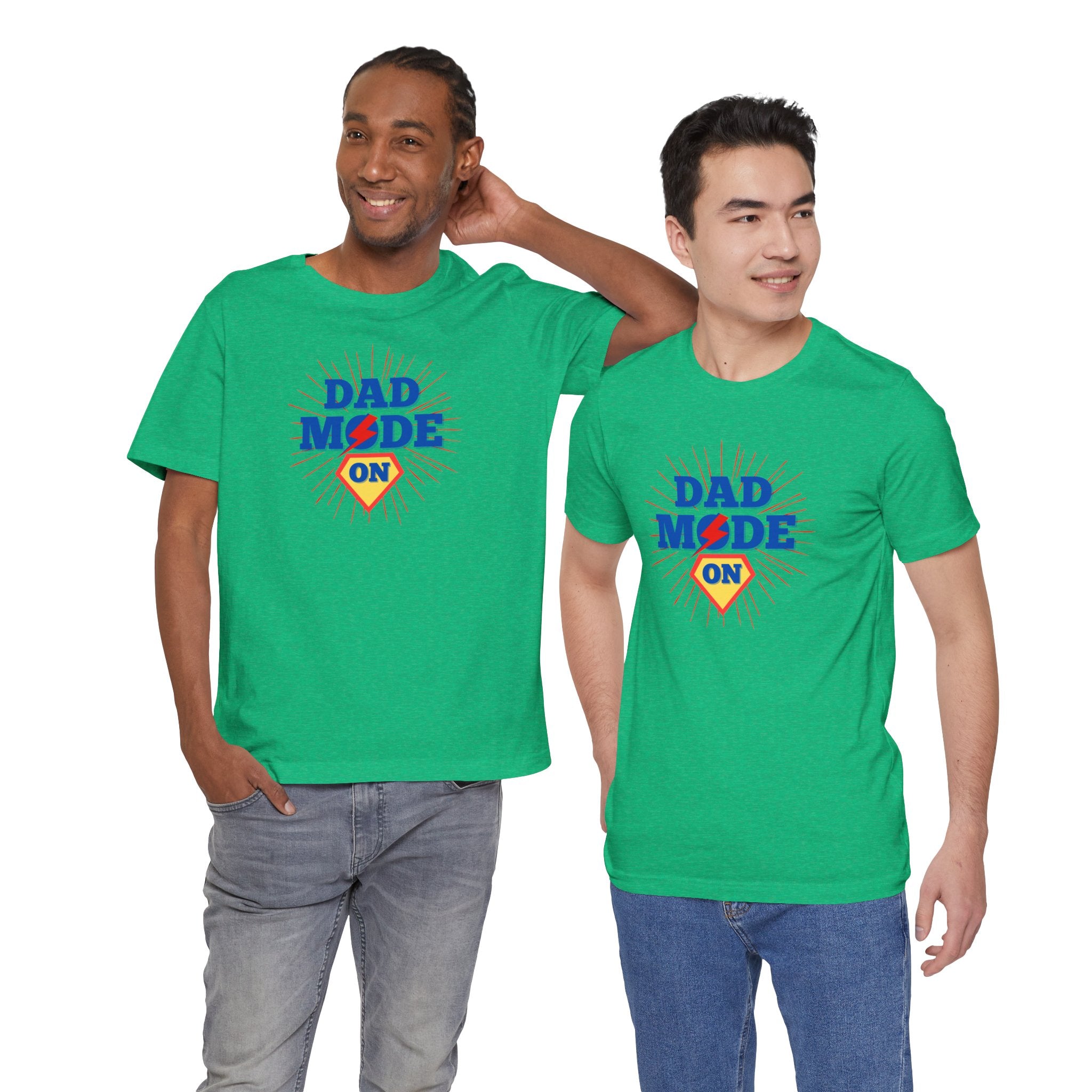 Dad Mode On - Jersey T-Shirt for Cool Dads