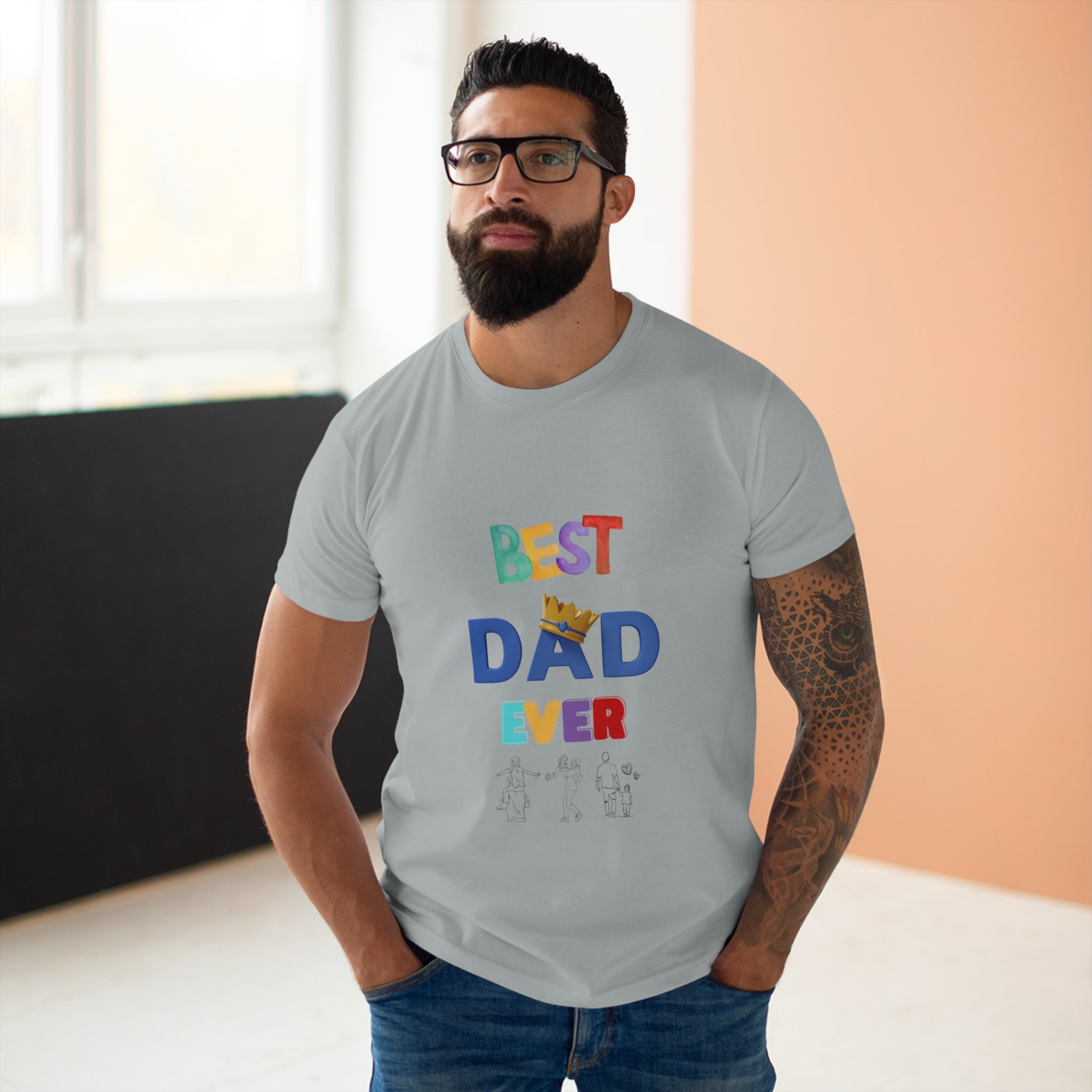 Best Dad Ever T-Shirt - Fun Gift for Father's Day