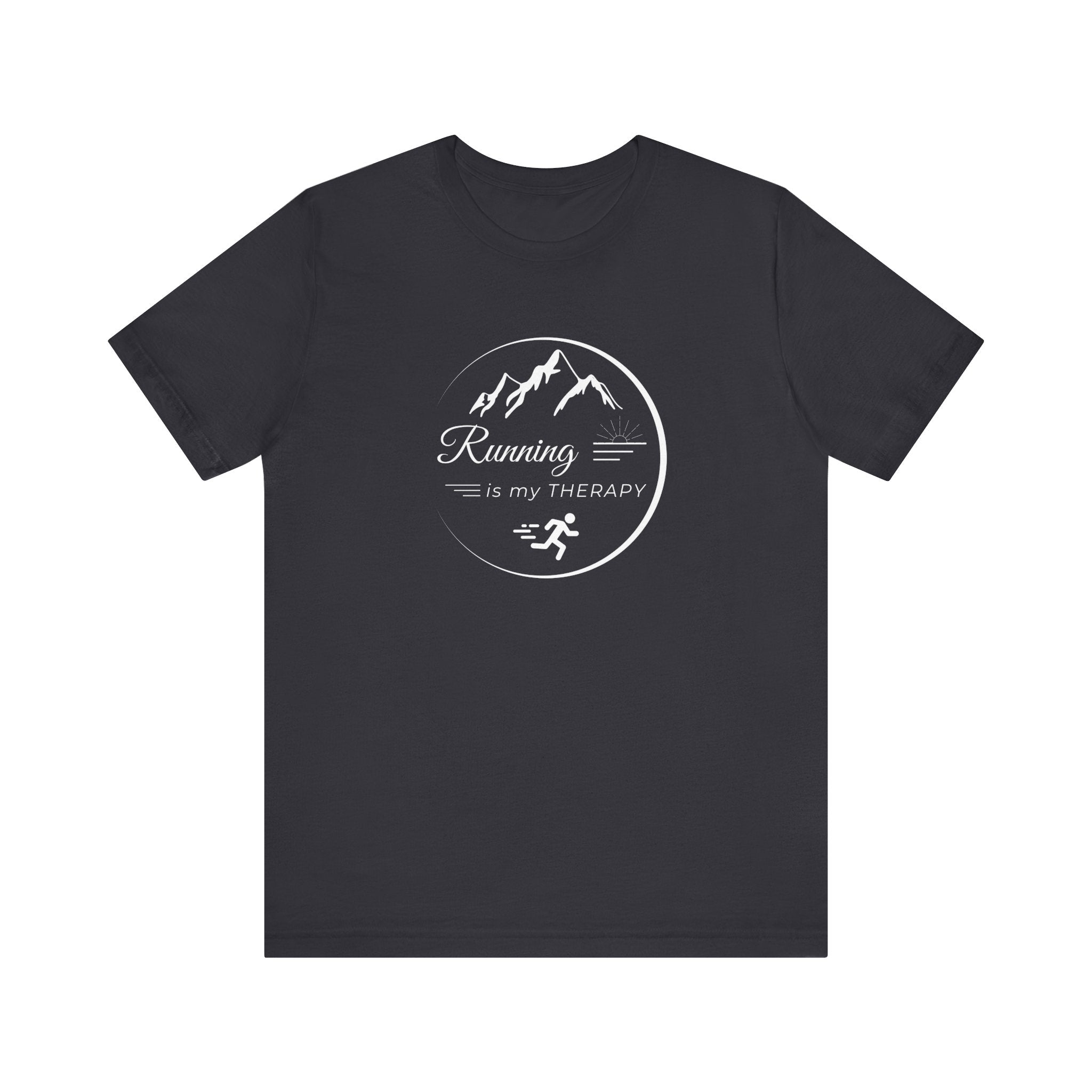 Running is My Therapy Unisex Jersey Tee - Perfect Gift for Runners
