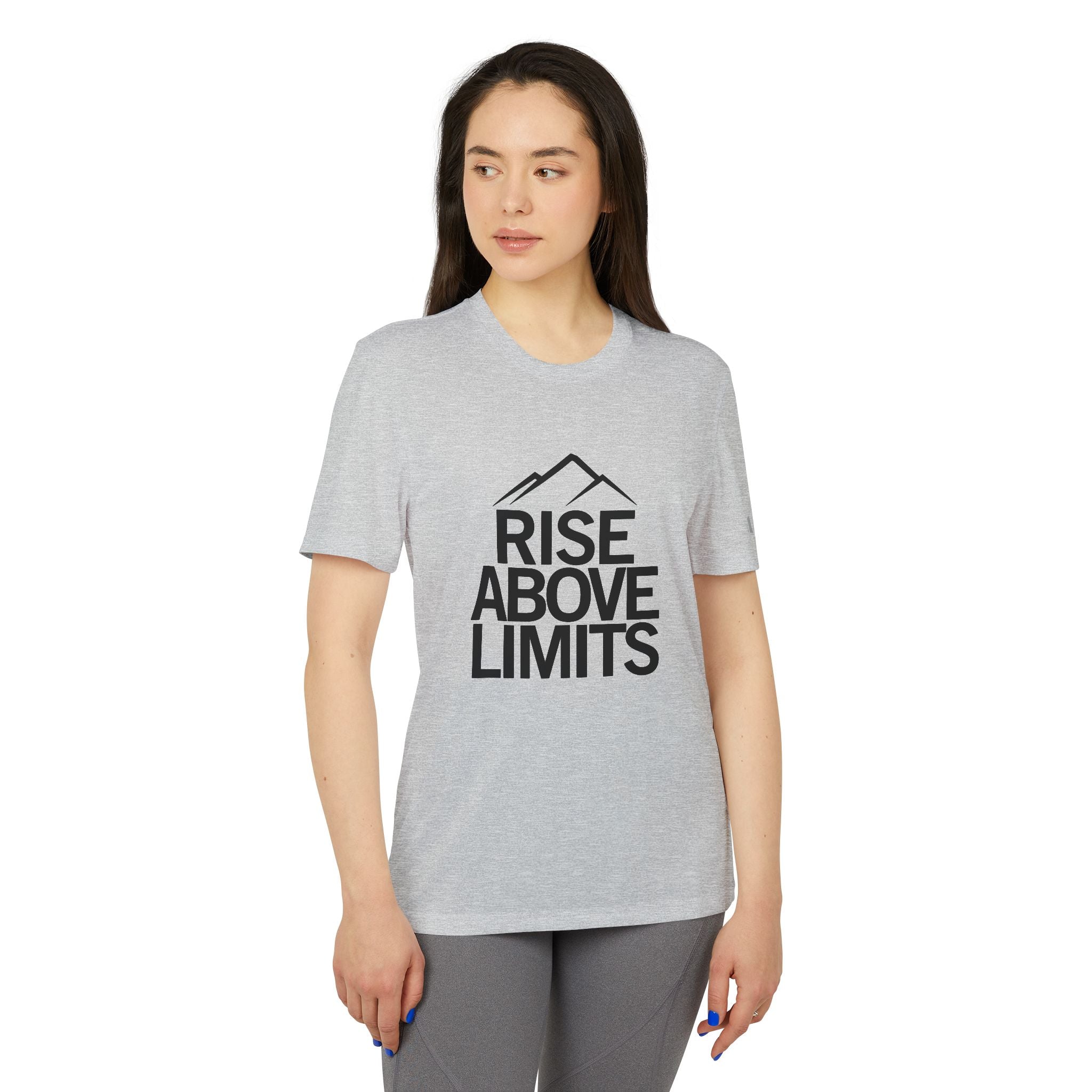 Unisex Sport T-shirt, Rise Above Limits Tee, Athletic Apparel, Fitness Gear, Workout Shirt, Motivational Clothing, Gift for Athletes