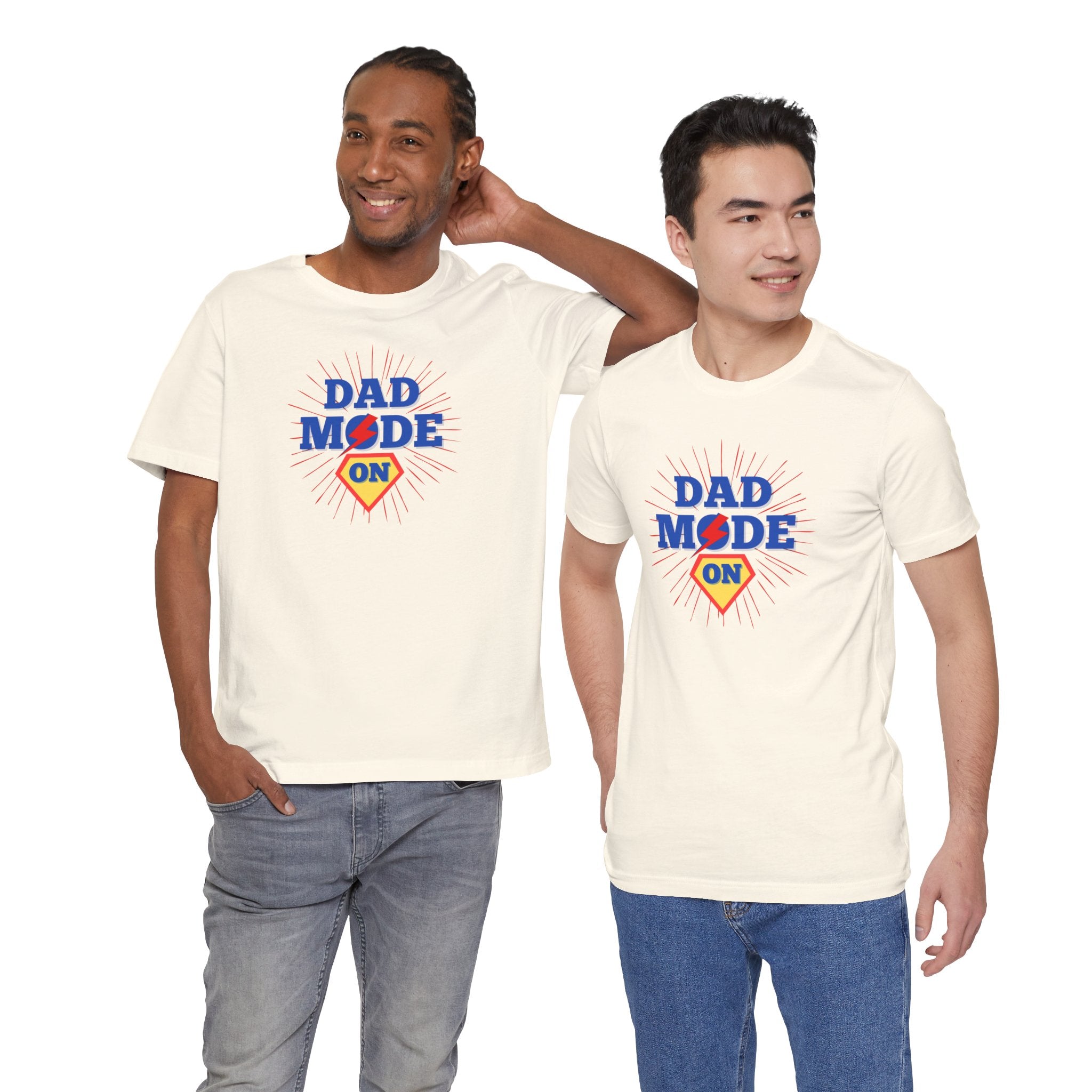 Dad Mode On - Jersey T-Shirt for Cool Dads