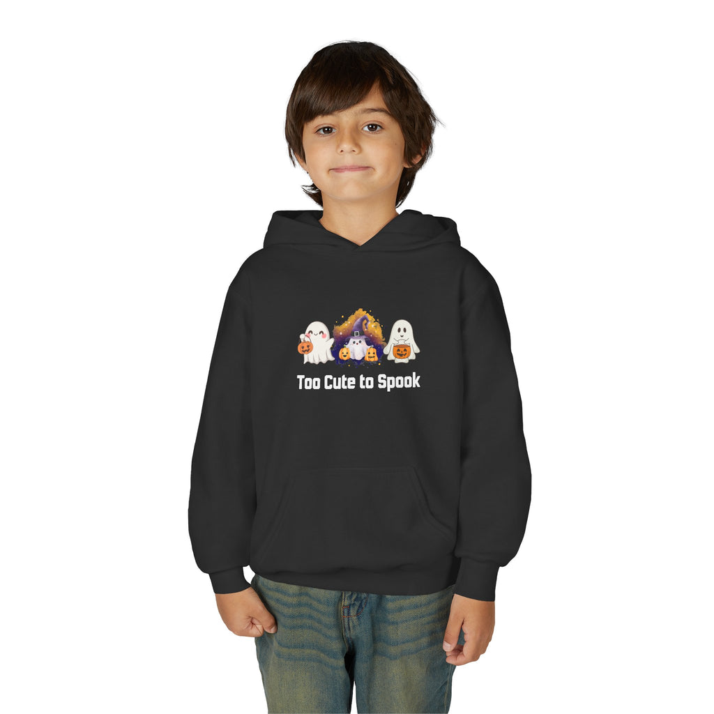 Kids Hoodie - Too Cute to Spook Halloween Design
