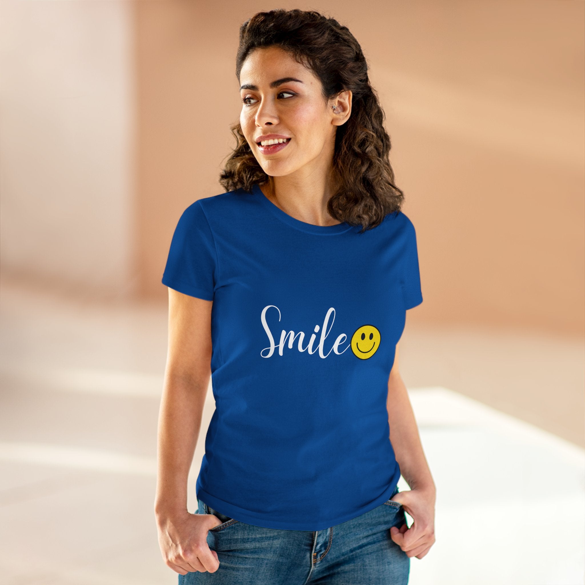 Smile :) Women's Cotton T-shirt