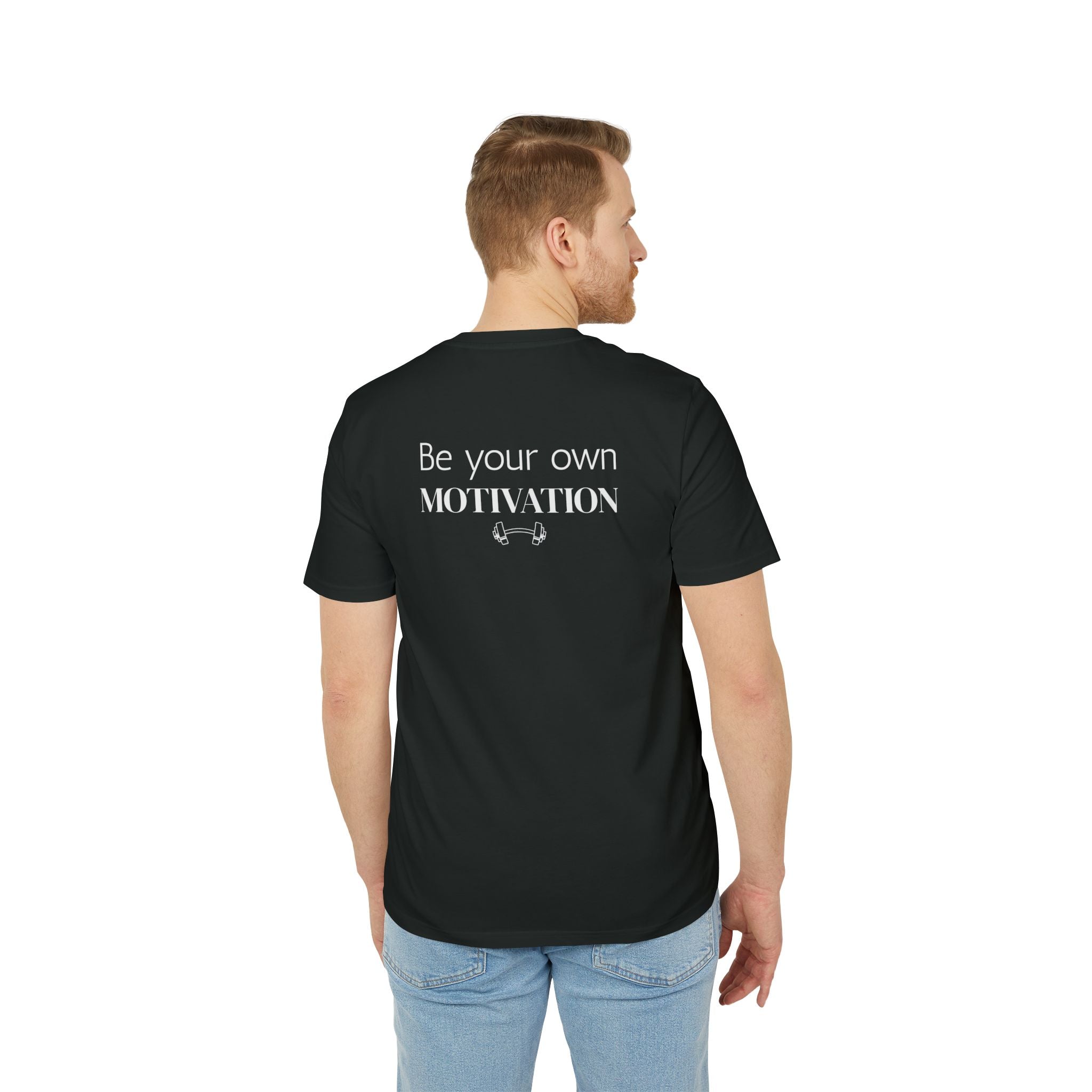 Unisex Motivational T-Shirt, Be Your Own Motivation Tee, Workout Top, Fitness Gear, Gift for Creators, Inspirational Apparel