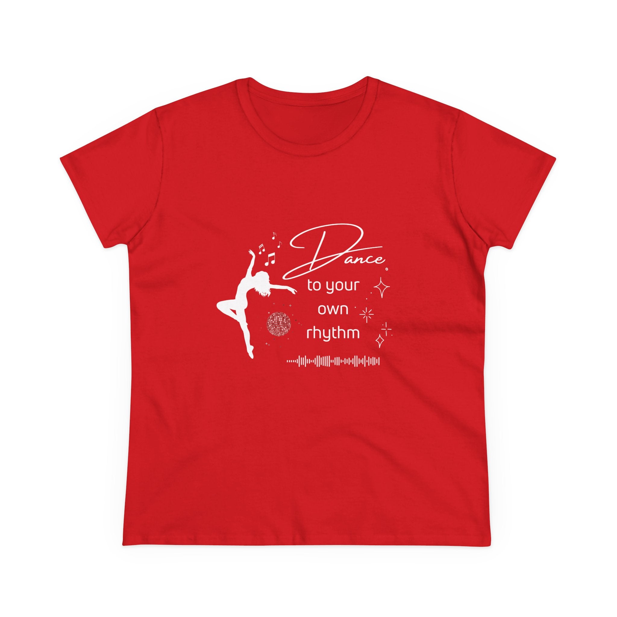 Dance to Your Own Rhythm Women's Midweight Cotton Tee