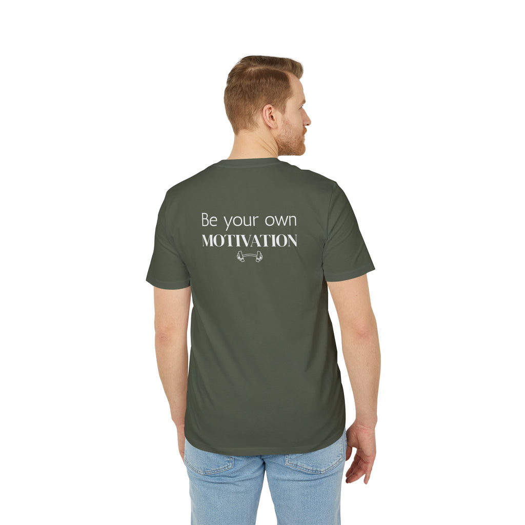 Unisex Motivational T-Shirt, Be Your Own Motivation Tee, Workout Top, Fitness Gear, Gift for Creators, Inspirational Apparel