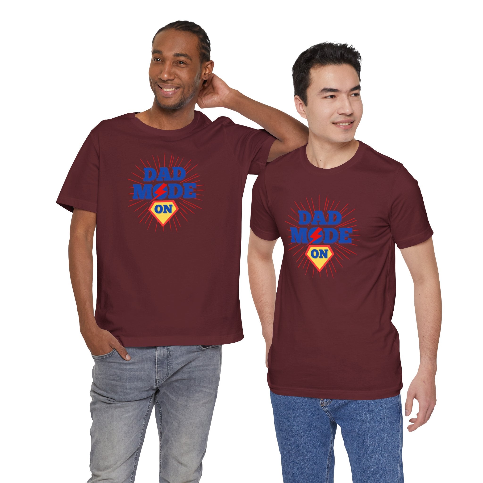 Dad Mode On - Jersey T-Shirt for Cool Dads