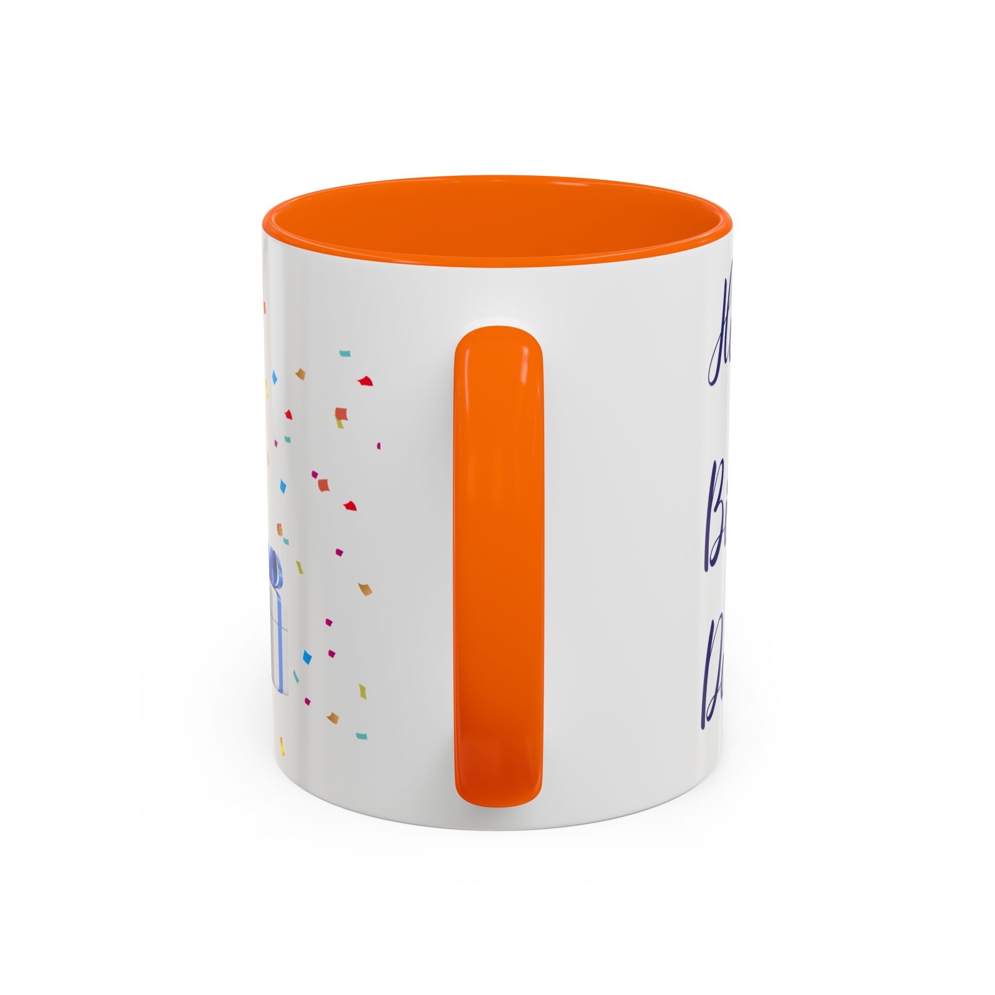 Happy Birthday Dad - Accent Coffee Mug