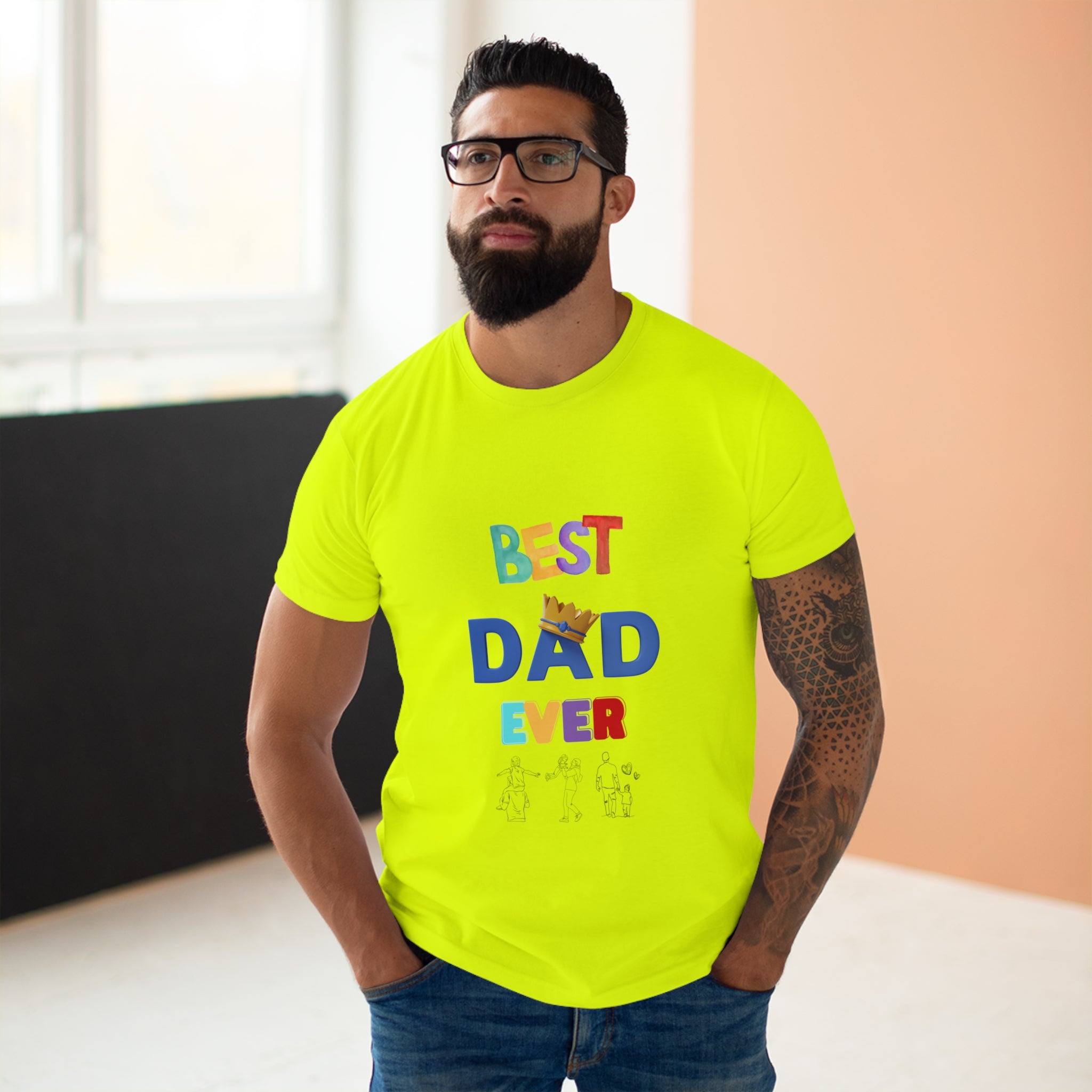 Best Dad Ever T-Shirt - Fun Gift for Father's Day