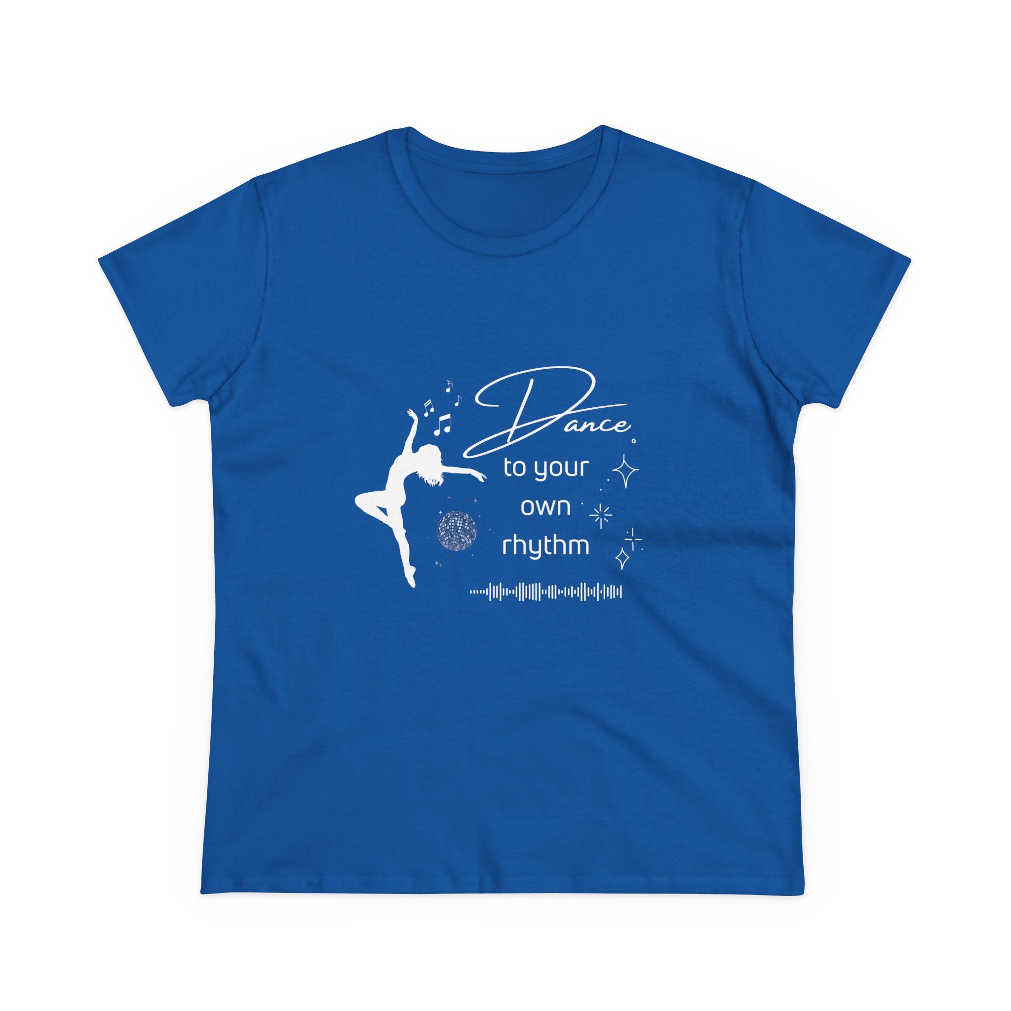 Dance to Your Own Rhythm Women's Midweight Cotton Tee
