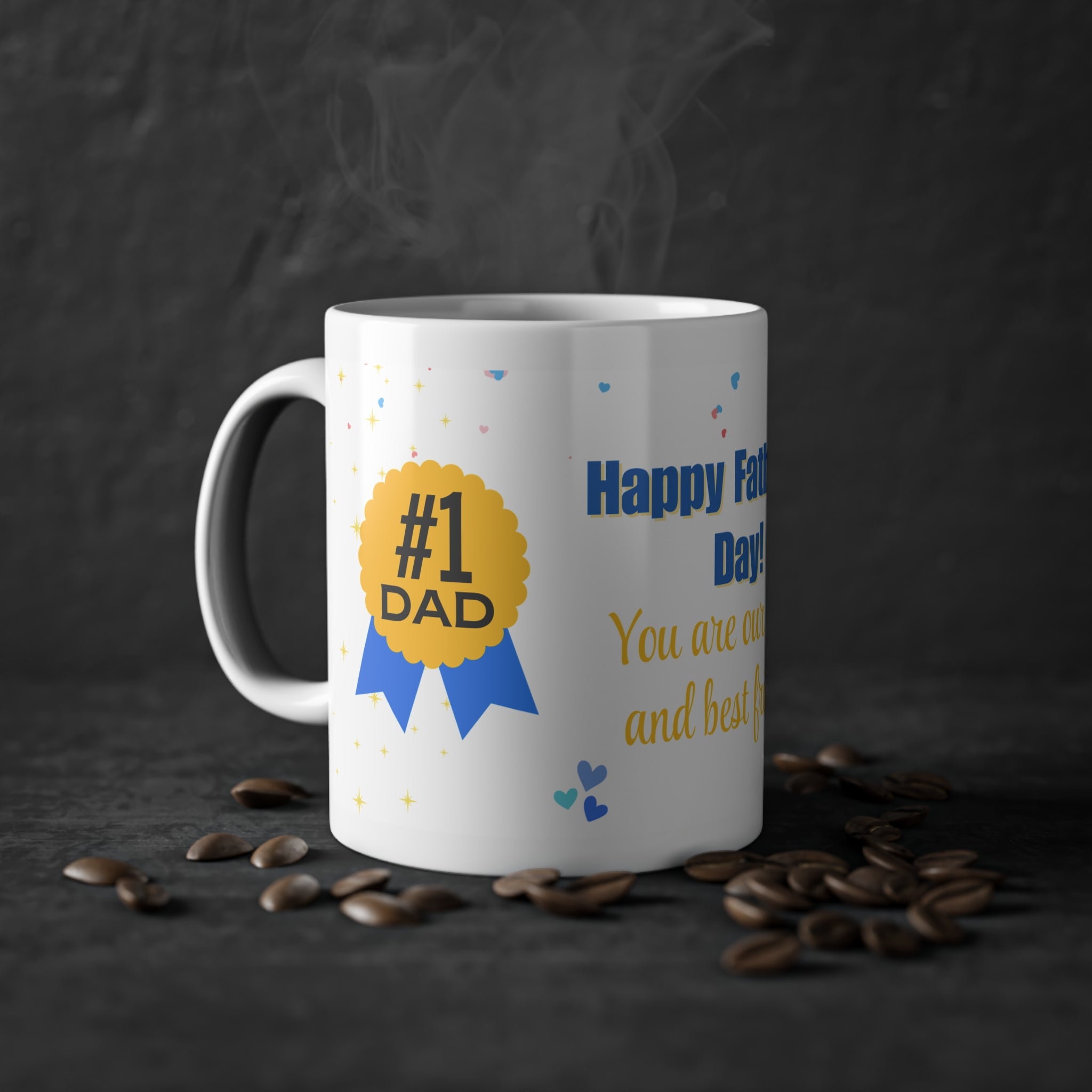 Happy Father's Day - #1 Dad Mug