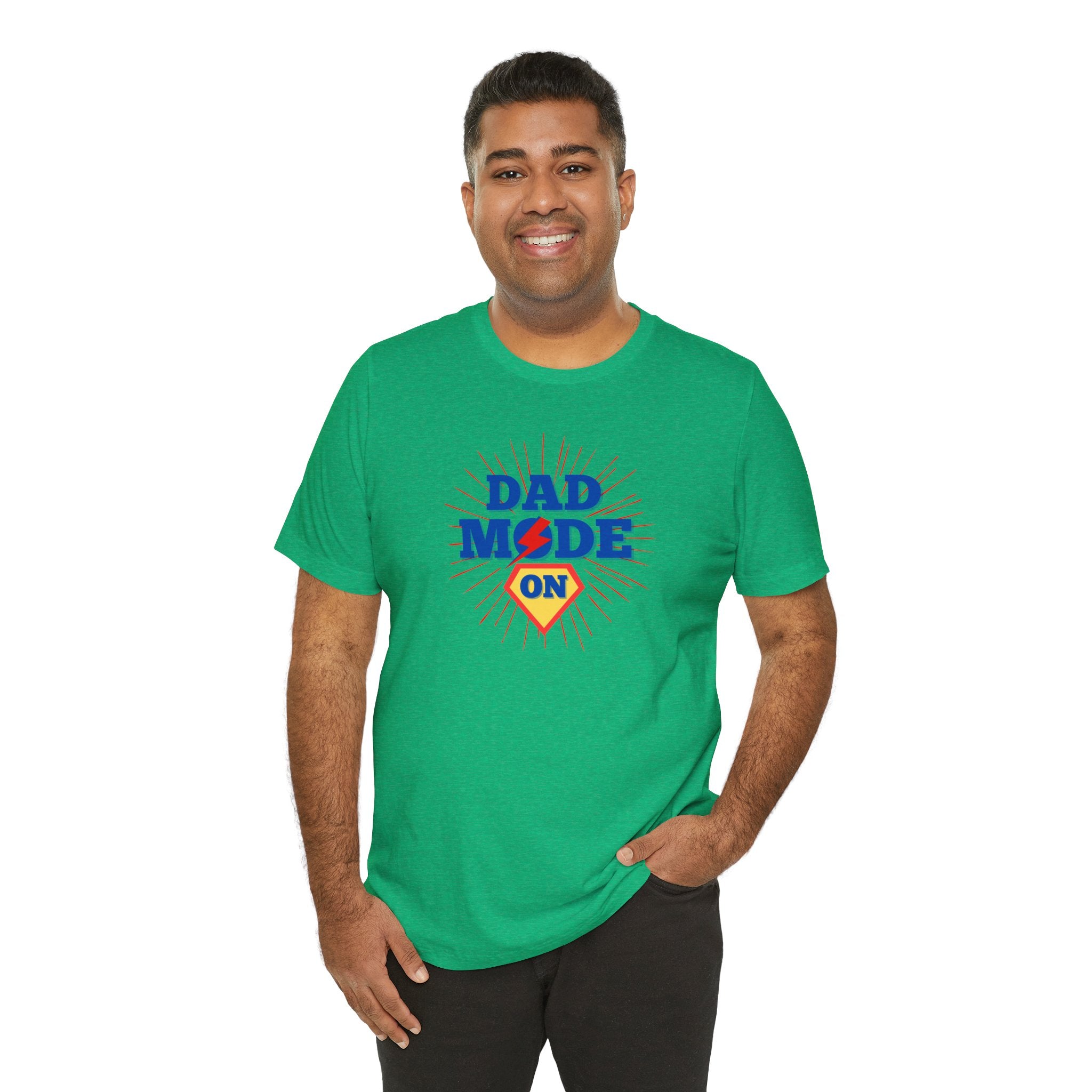 Dad Mode On - Jersey T-Shirt for Cool Dads