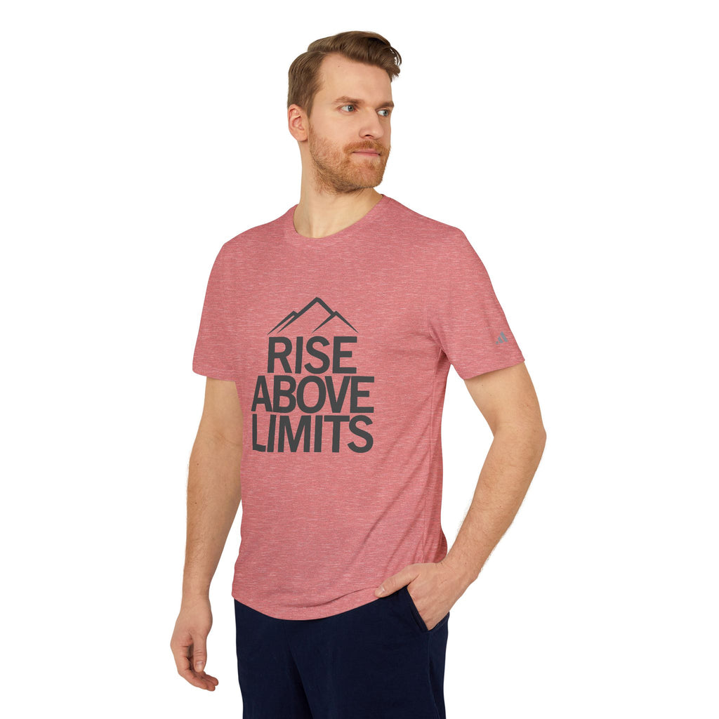 Unisex Sport T-shirt, Rise Above Limits Tee, Athletic Apparel, Fitness Gear, Workout Shirt, Motivational Clothing, Gift for Athletes