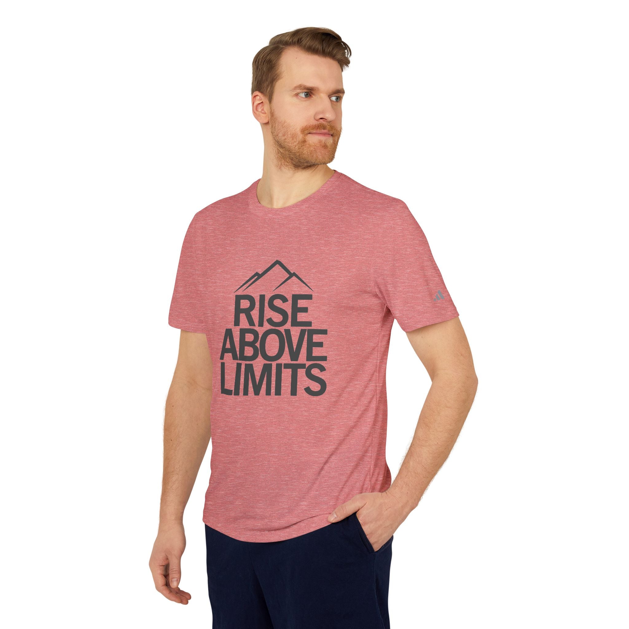 Unisex Sport T-shirt, Rise Above Limits Tee, Athletic Apparel, Fitness Gear, Workout Shirt, Motivational Clothing, Gift for Athletes