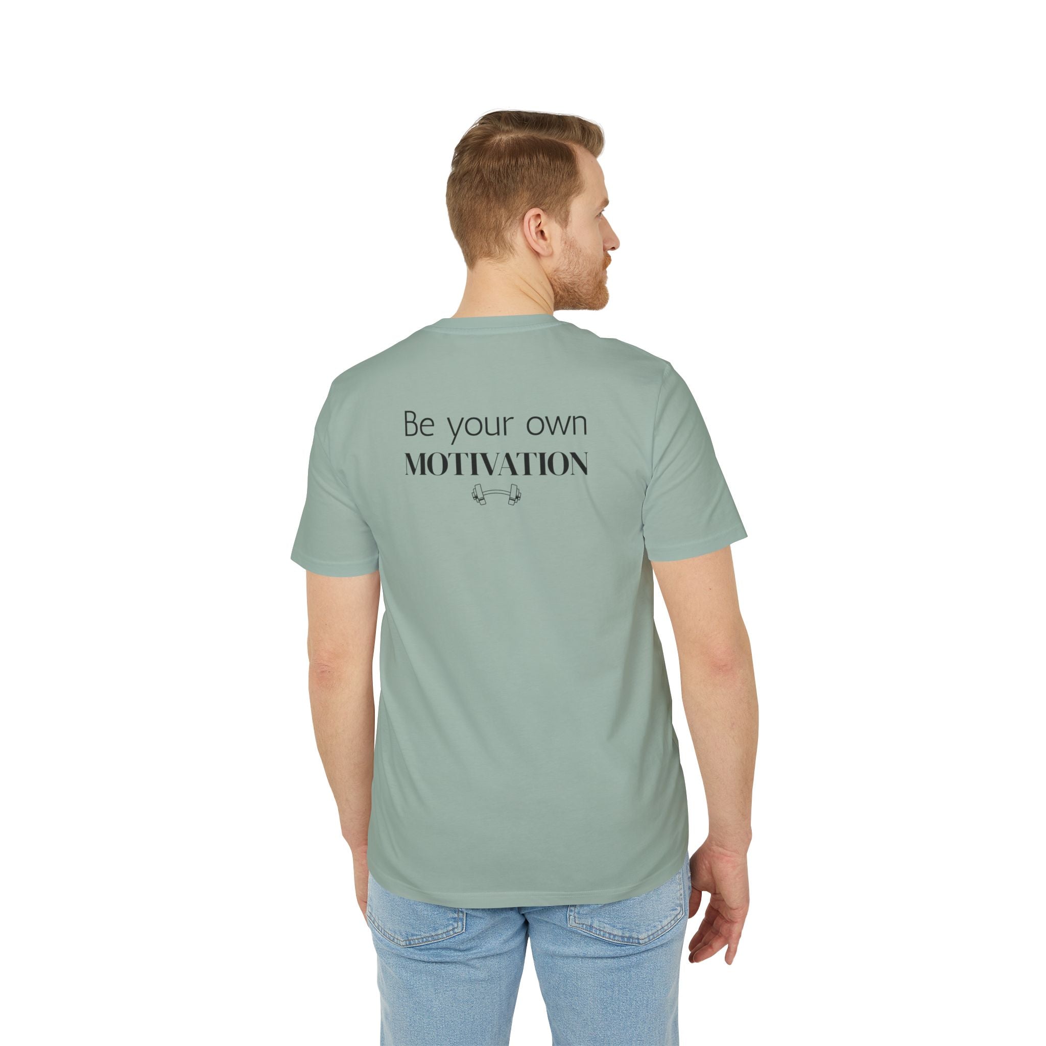 Unisex Motivational T-Shirt, Be Your Own Motivation Tee, Workout Top, Fitness Gear, Gift for Creators, Inspirational Apparel