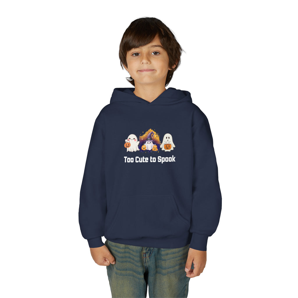 Kids Hoodie - Too Cute to Spook Halloween Design