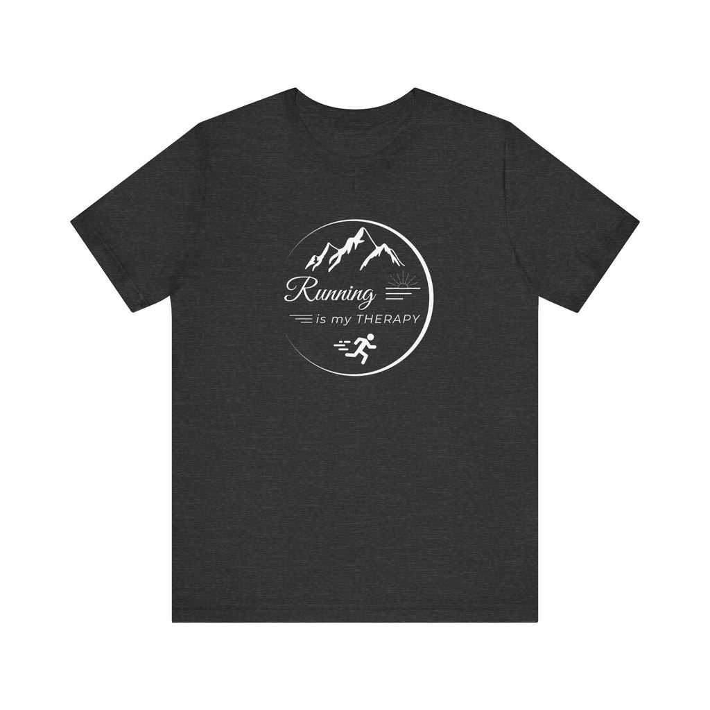 Running is My Therapy Unisex Jersey Tee - Perfect Gift for Runners