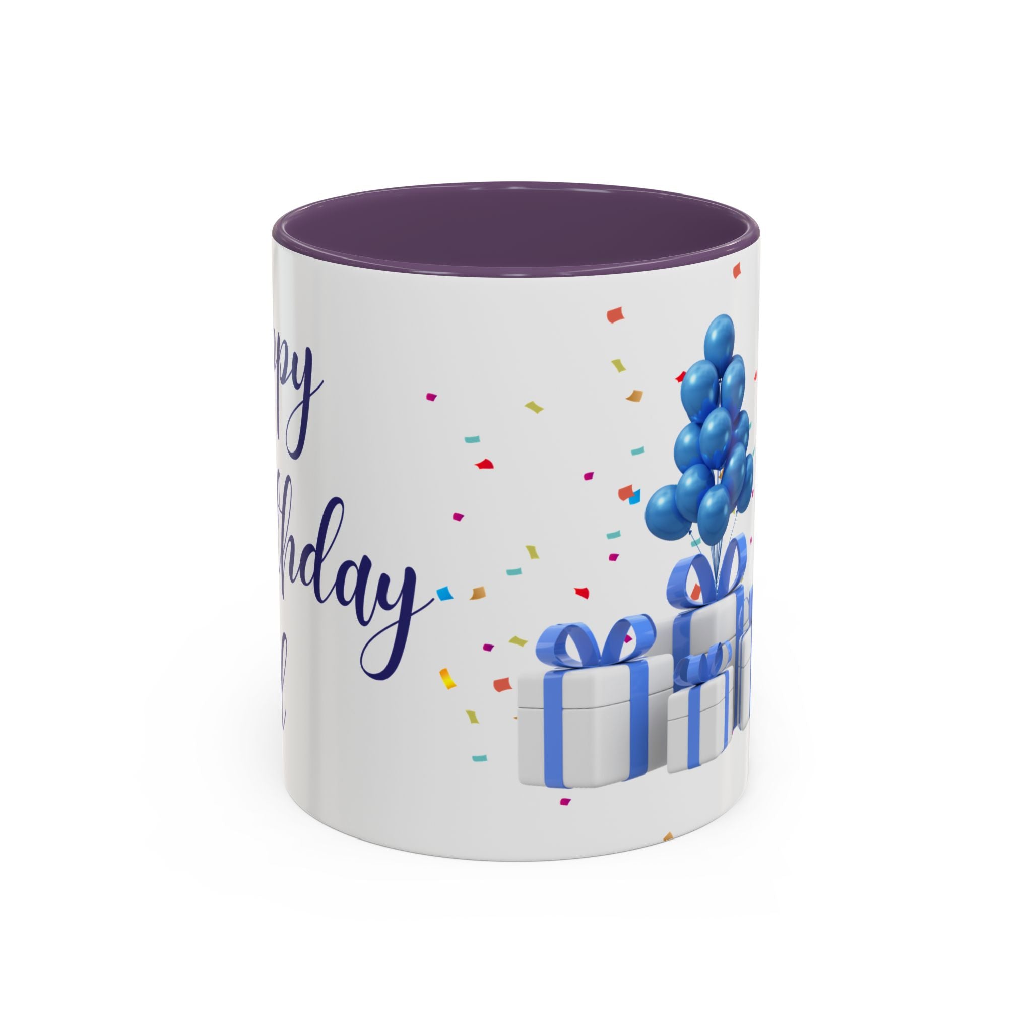 Happy Birthday Dad - Accent Coffee Mug