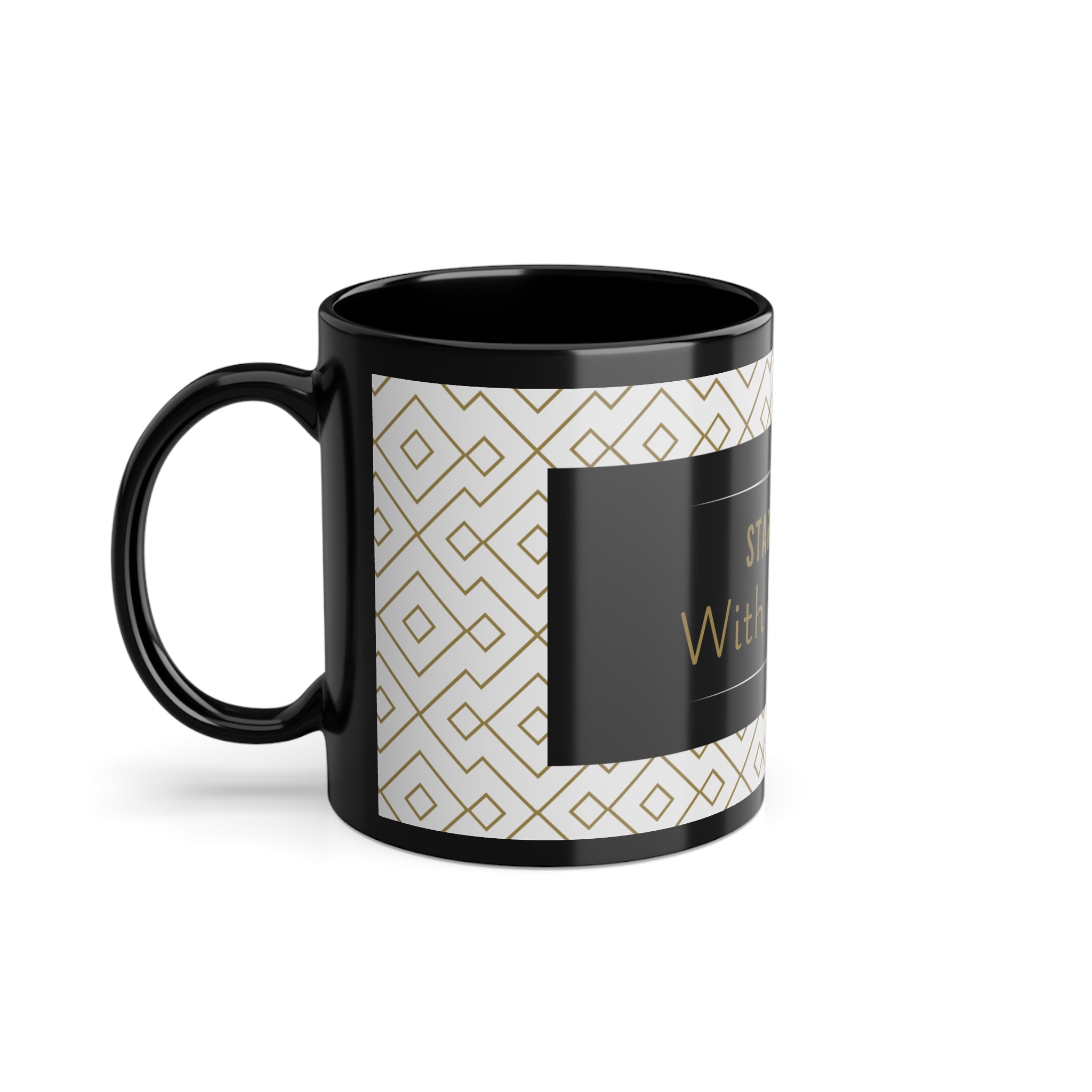 Motivational Black Coffee Mug – Start Today With Purpose